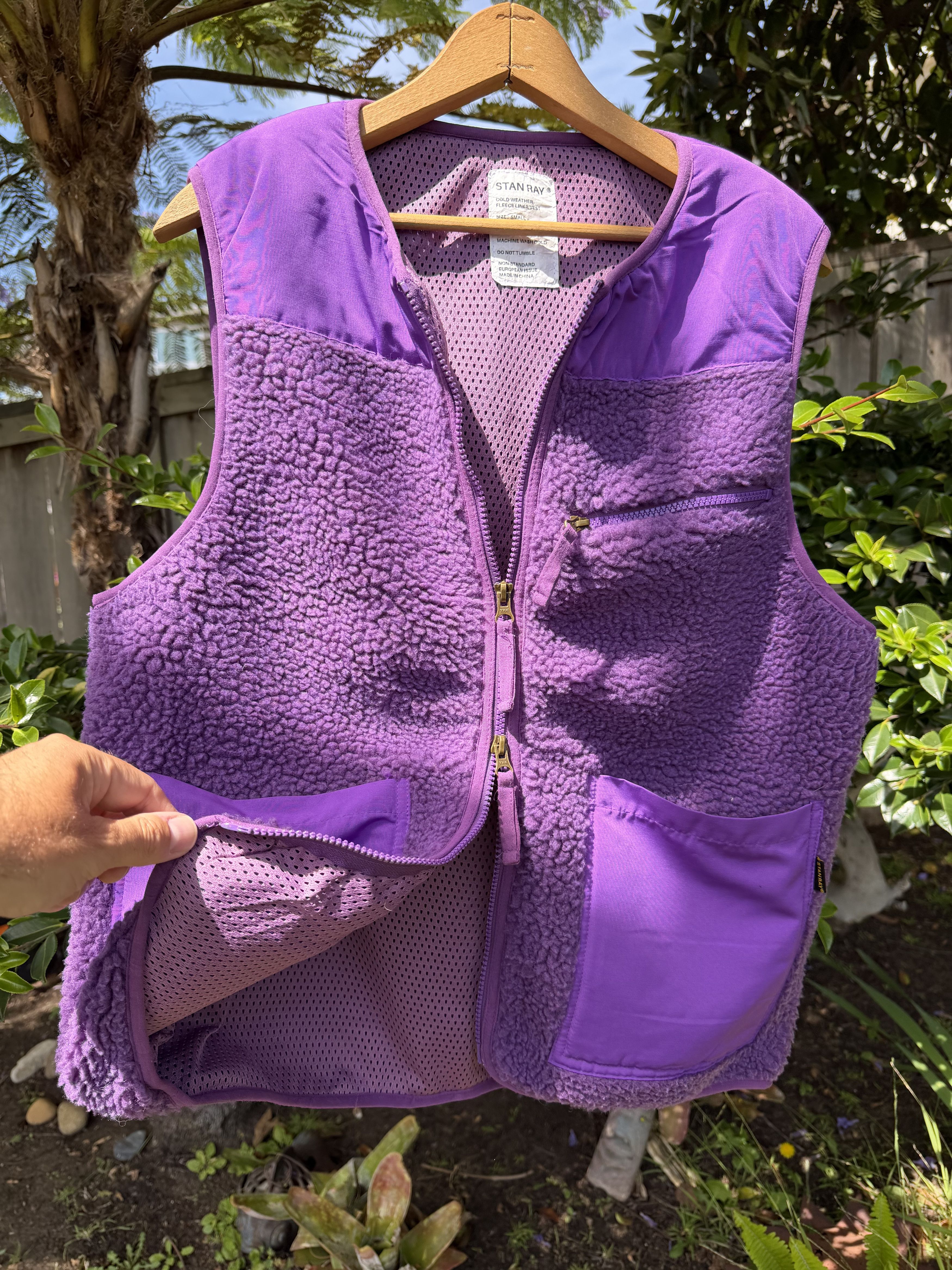 Stan Ray Stan Ray Men's High Pile Fleece Vest in Purple Size Small Size US S / EU 44-46 / 1 - 4 Thumbnail