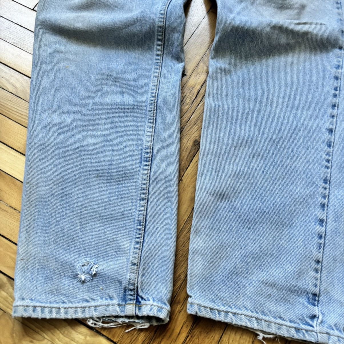 Levi's Vintage 90’s Levi’s 618 CrazyFit Orange Tab Distressed Jeans Size US 32 / EU 48 - 9 Thumbnail