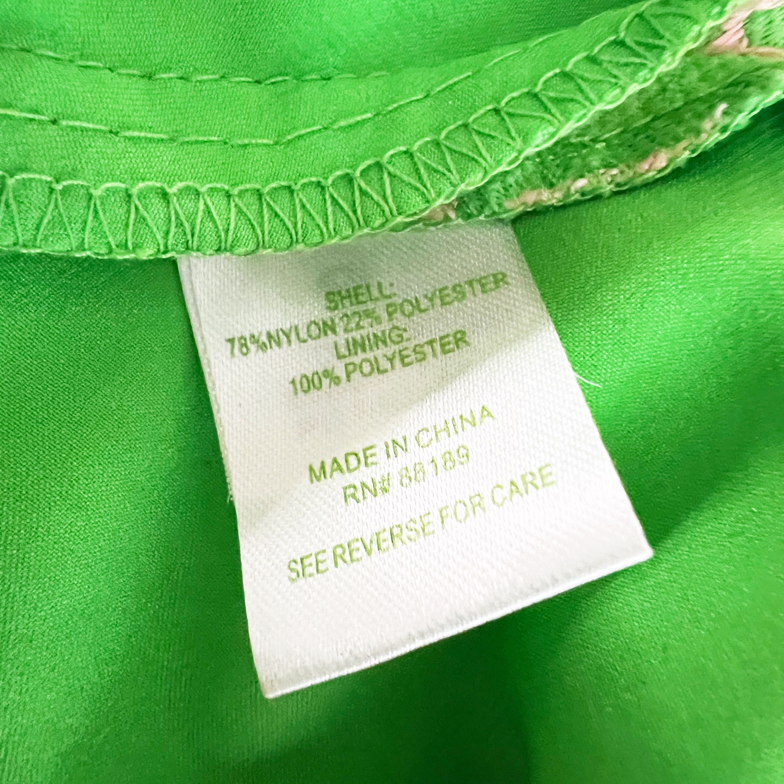 Lilly Pulitzer Lilly Pulitzer Freja Cotton Green Pink Pique Size M / US 6-8 / IT 42-44 - 2 Thumbnail