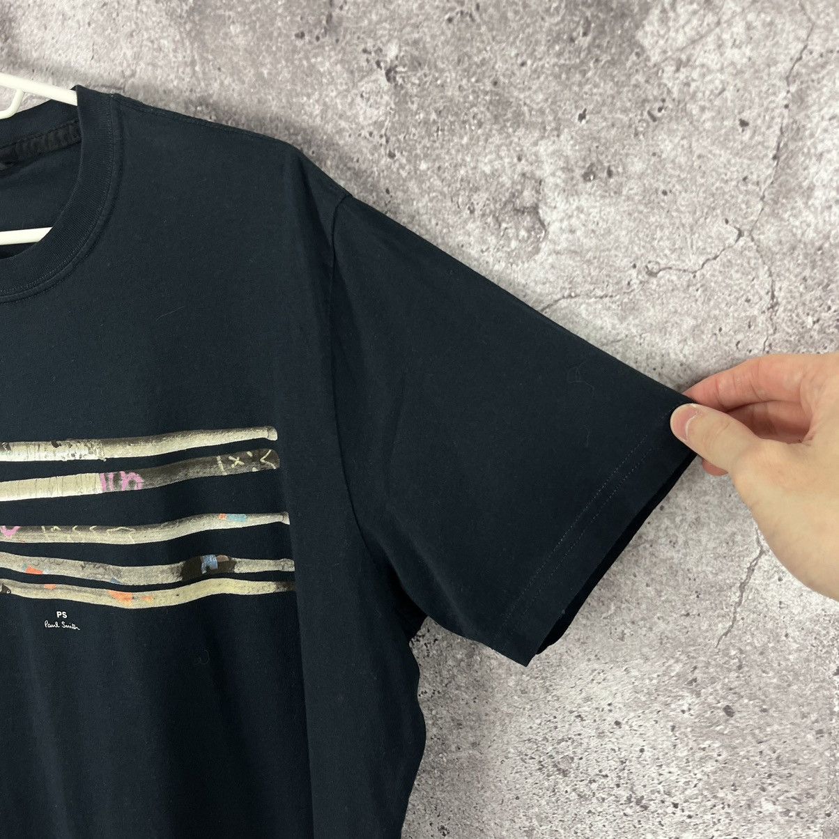 Designer × Paul Smith Paul Smith T-Shirt Big Logo Slim Fit Black Size XXL Size US XXL / EU 58 / 5 - 5 Thumbnail