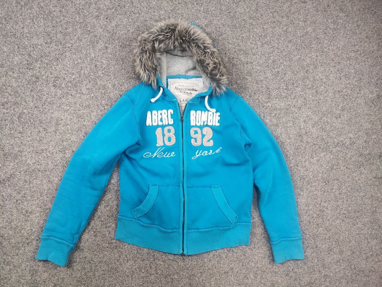 Abercrombie & Fitch Abercrombie Vintage Y2K crazy fur zip Hoodie if six was nine Size M / US 6-8 / IT 42-44 - 5 Thumbnail