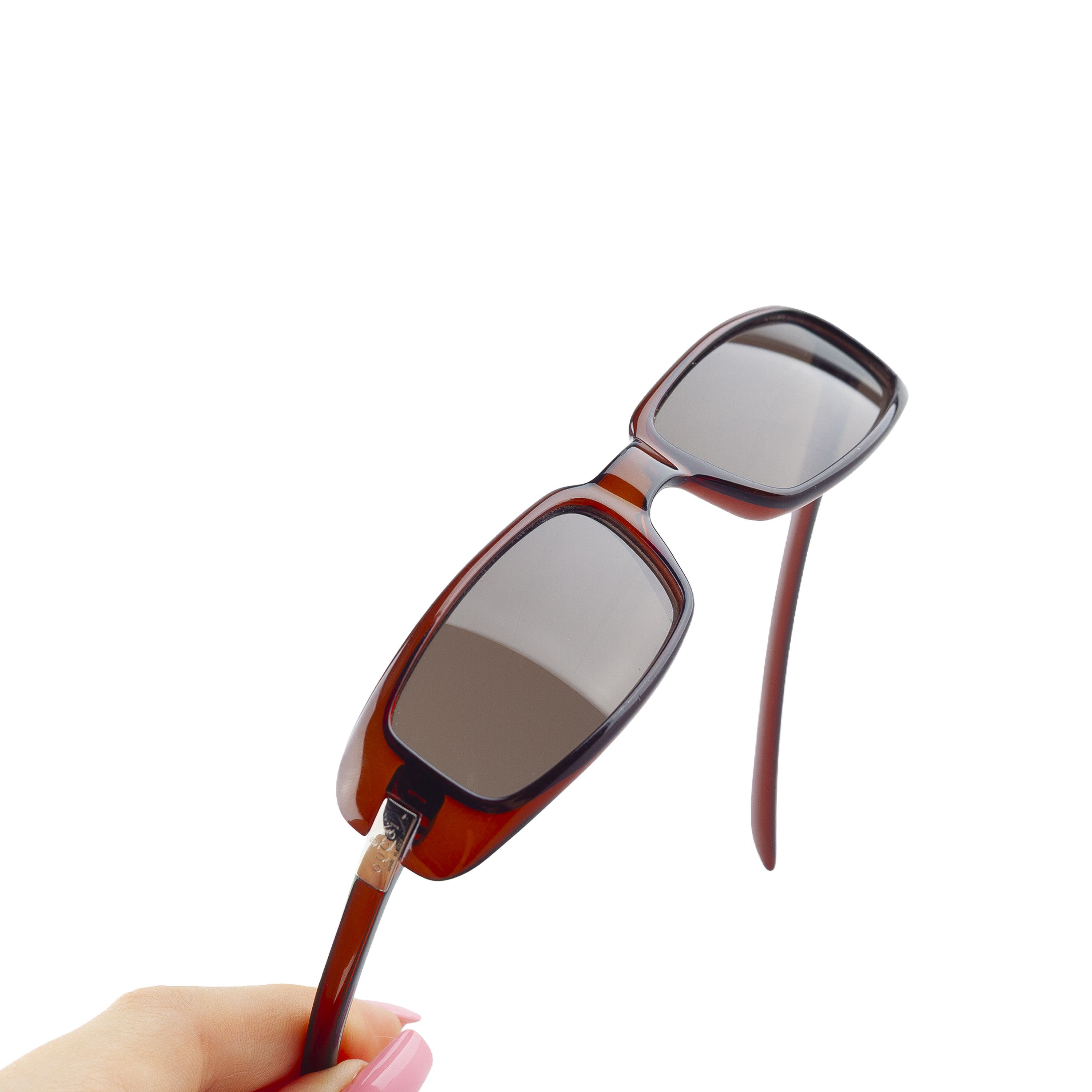 Gucci Gucci GG 1188 Brown Rectangle Vintage Sunglasses Size ONE SIZE - 7 Thumbnail