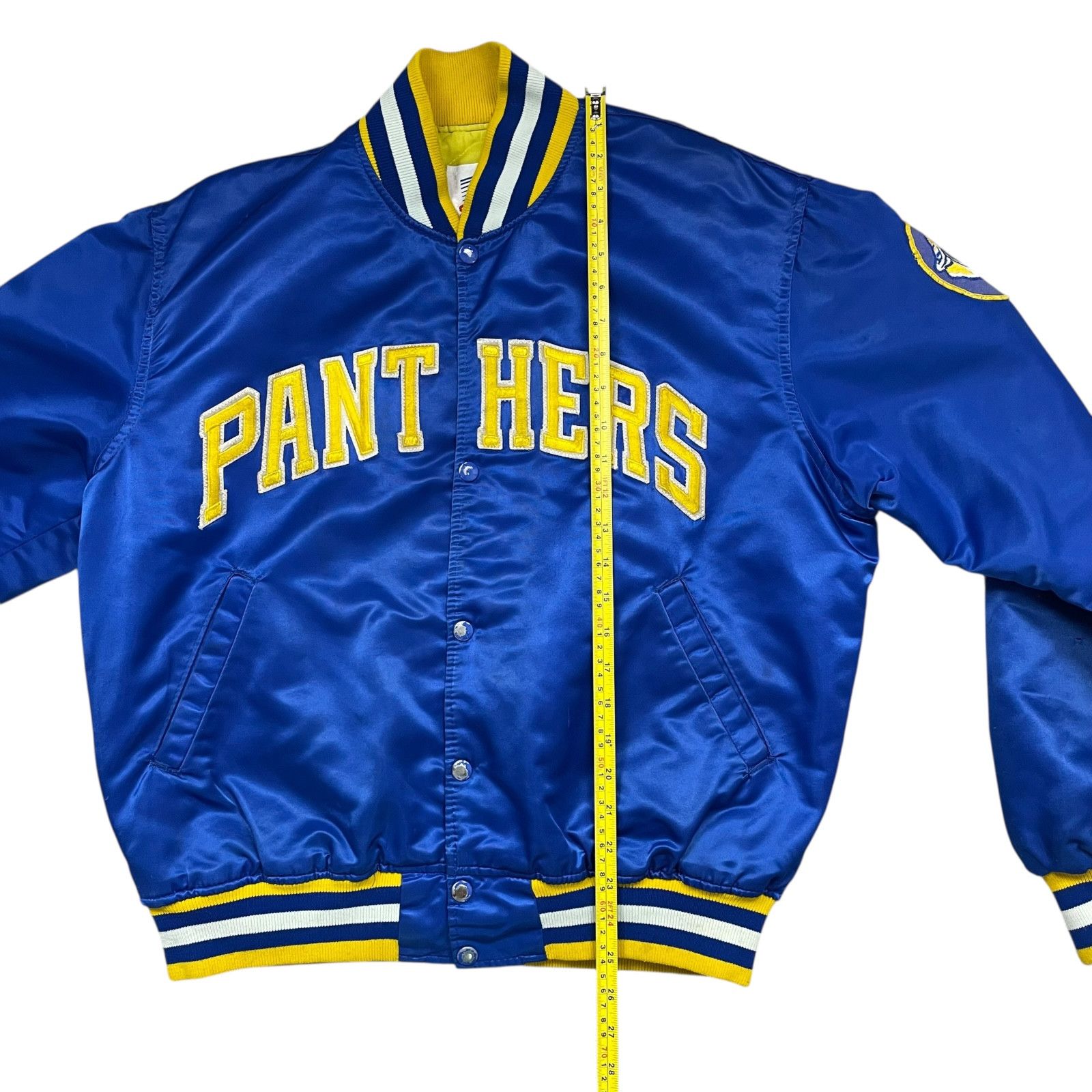 VTG 90s PITTSBURGH PANTHERS STARTER SATIN JACKET L