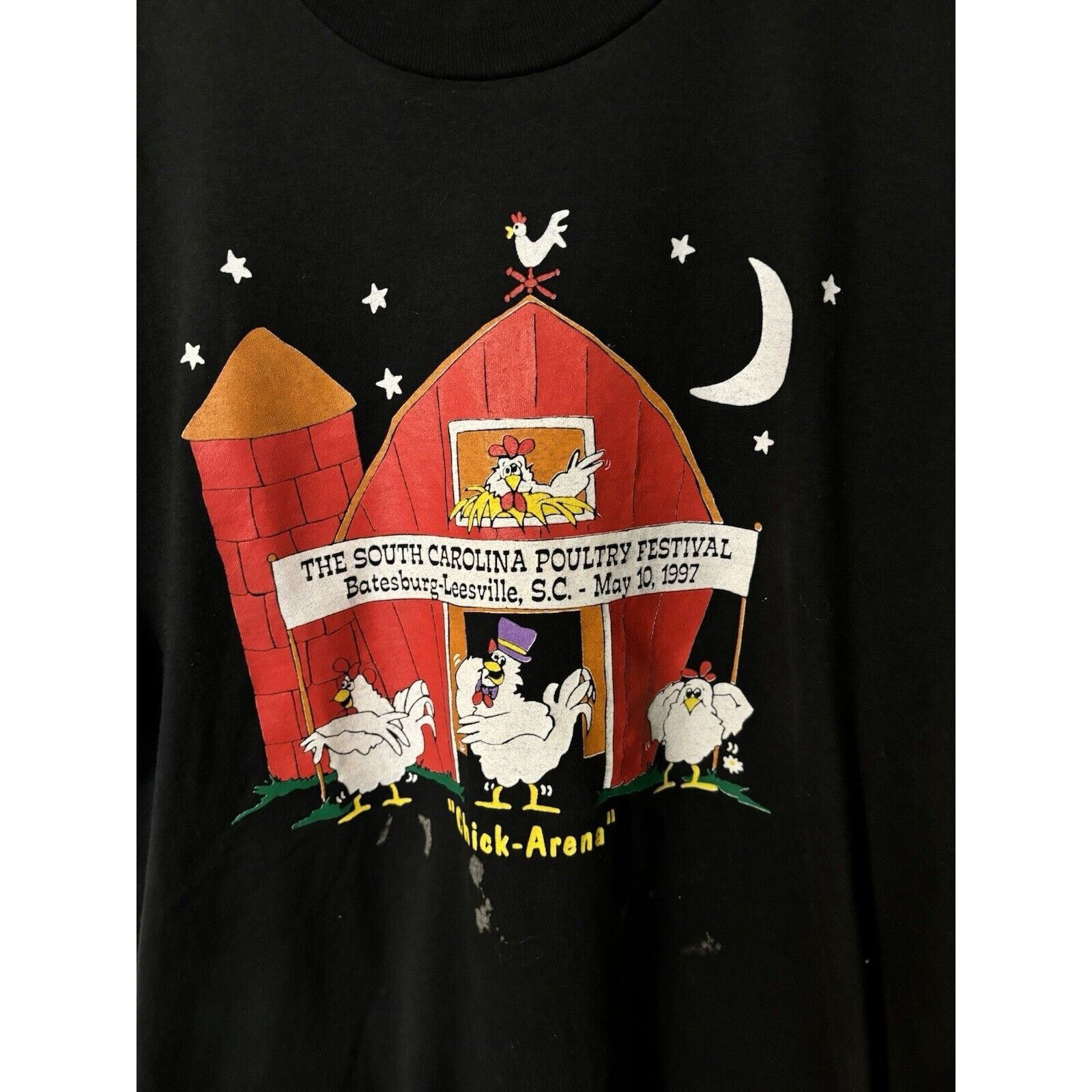 Other vintage chick-aren poultry festival black t-shirt 90s OS Size US M / EU 48-50 / 2 - 4 Thumbnail