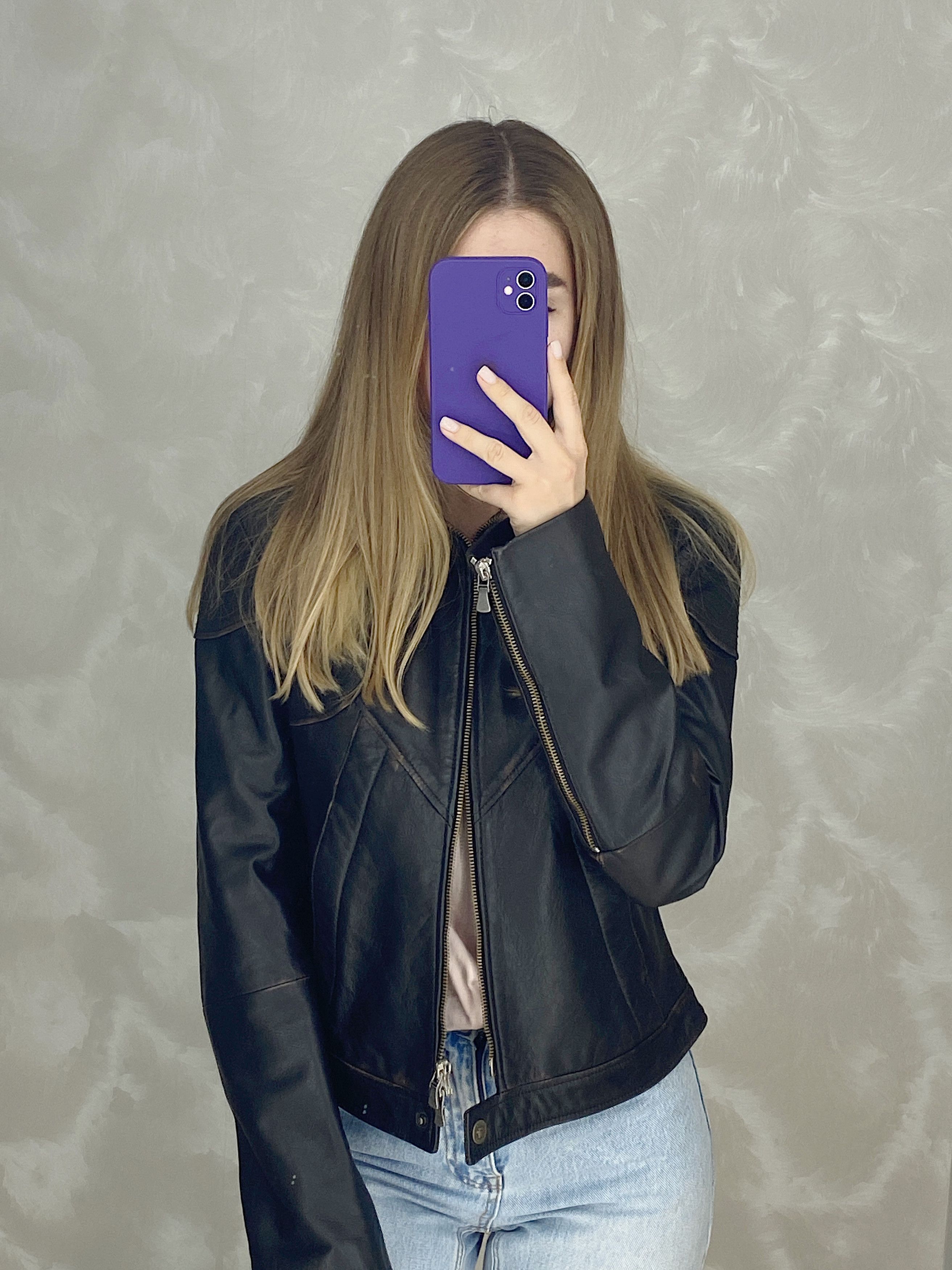Versace × Versace Jeans Couture × Vintage Versace Jeans Couture Leather Jacket Distressed Design Size M / US 6-8 / IT 42-44 - 3 Thumbnail