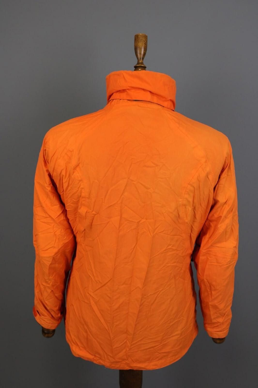 Nicole Miller Millet Orange Lightweight High Neck Track Jacket Size L Size US L / EU 52-54 / 3 - 10 Thumbnail