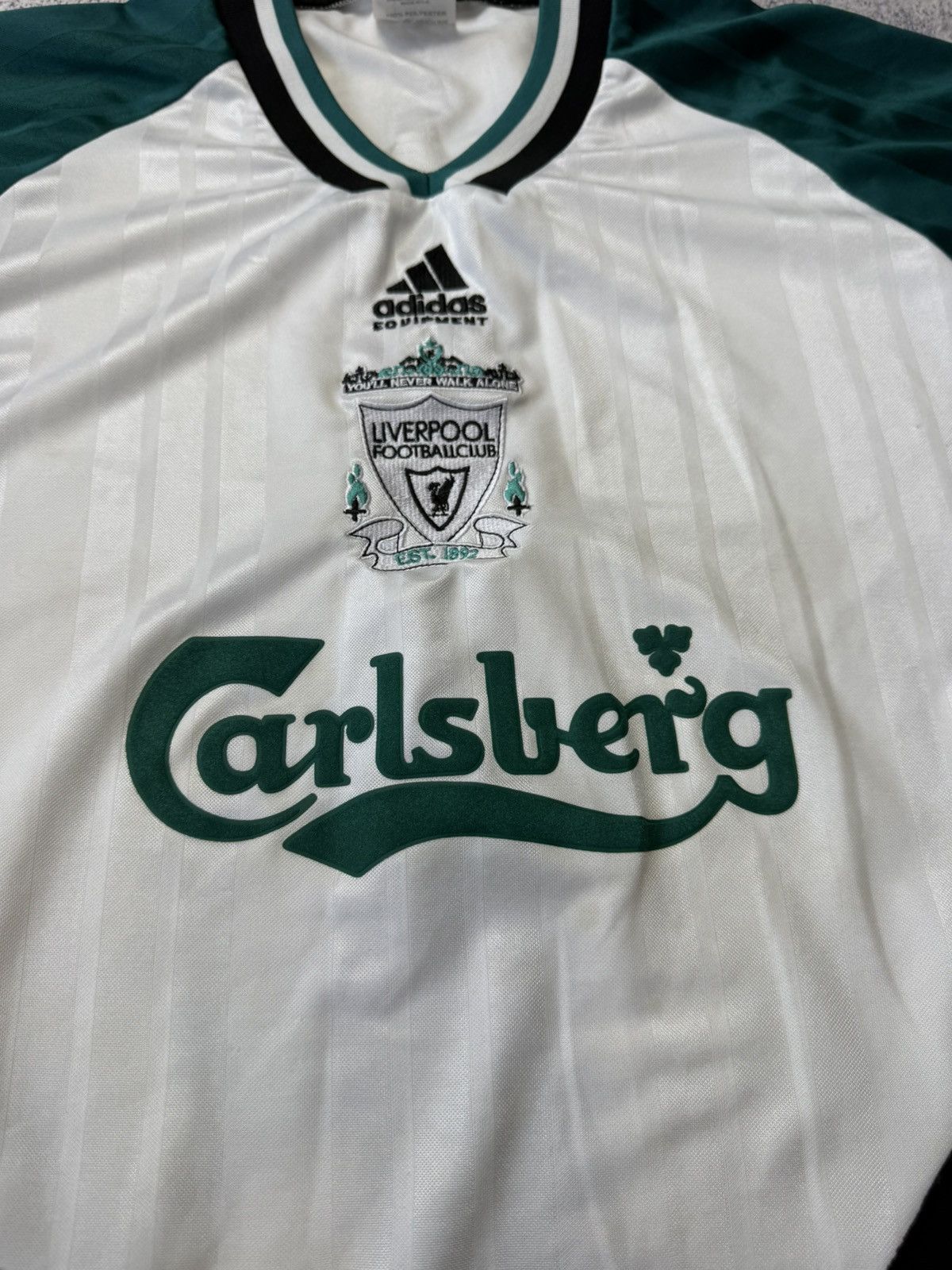 Adidas Vintage Adidas Equipment Liverpool Soccer Jersey 90s Y2K Size US M / EU 48-50 / 2 - 20 Thumbnail