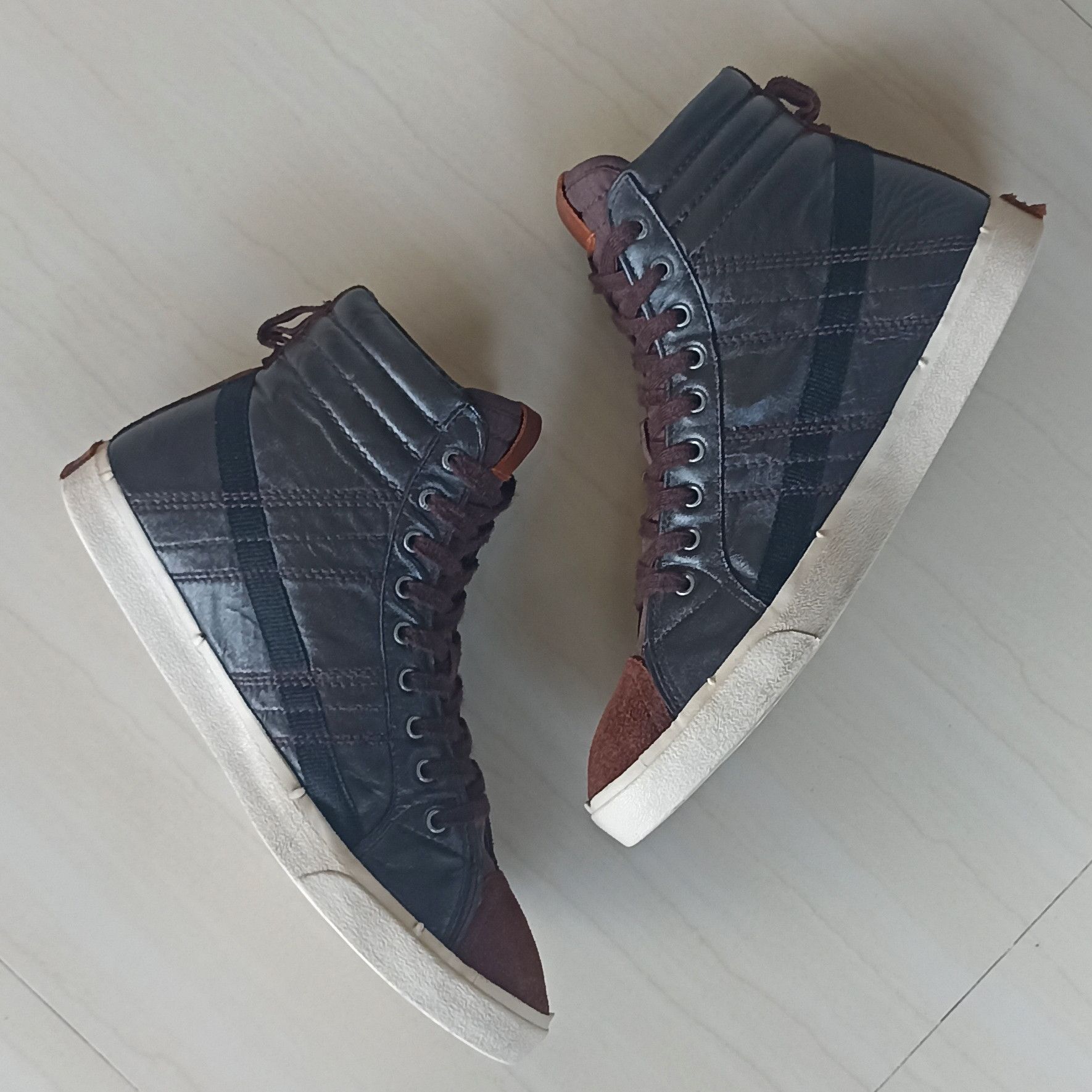 Diesel DIESEL D String High Cut Casual Vintage ( Side Zipper) Size US 10.5 / EU 43-44 - 4 Thumbnail