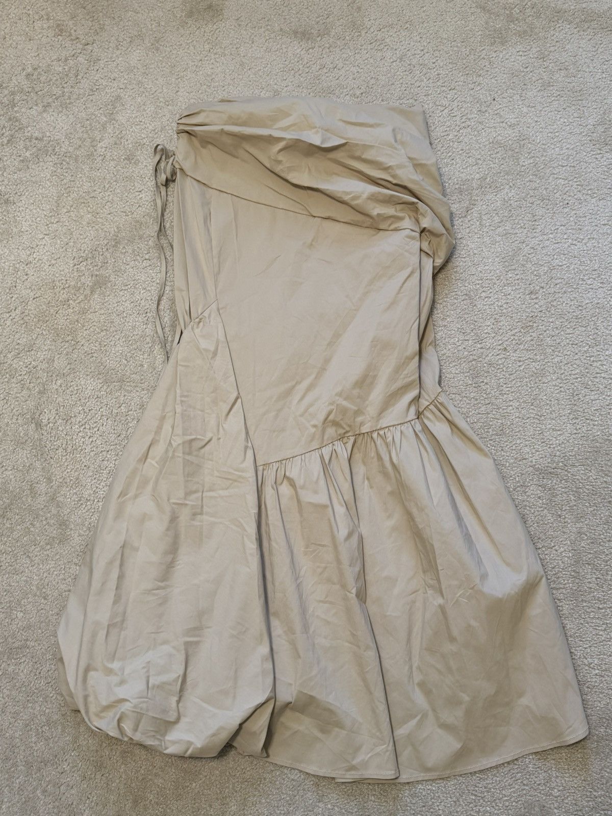 Other Urban Revivo Tan Strapless Flowy Sundress Size XXL NWT Size XXL / US 16-18 / IT 52-54 - 5 Thumbnail