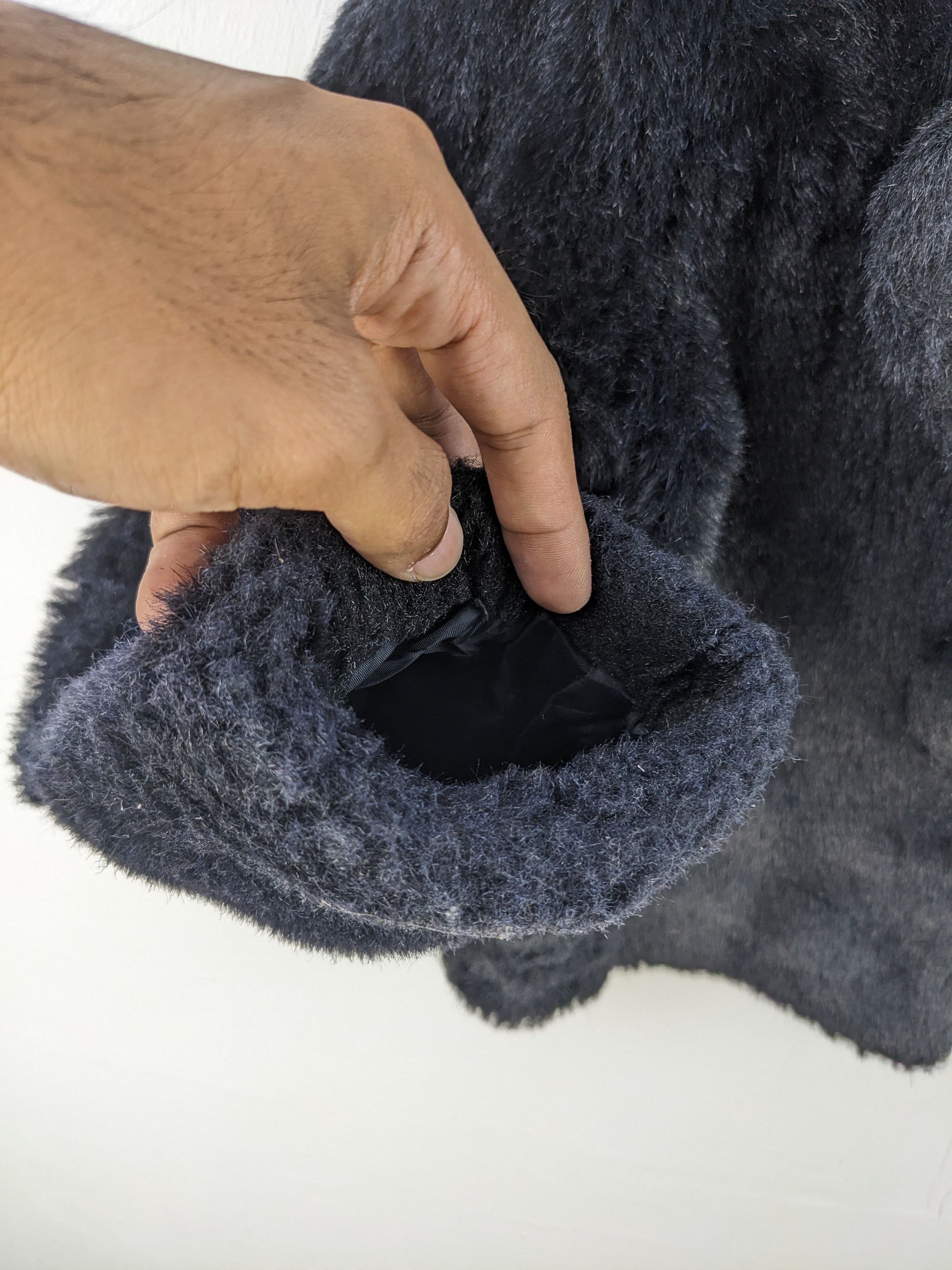 Designer × Japanese Brand × Vintage Vintage Faux Fur Cardigan Jacket Cropped Size M / US 6-8 / IT 42-44 - 6 Thumbnail