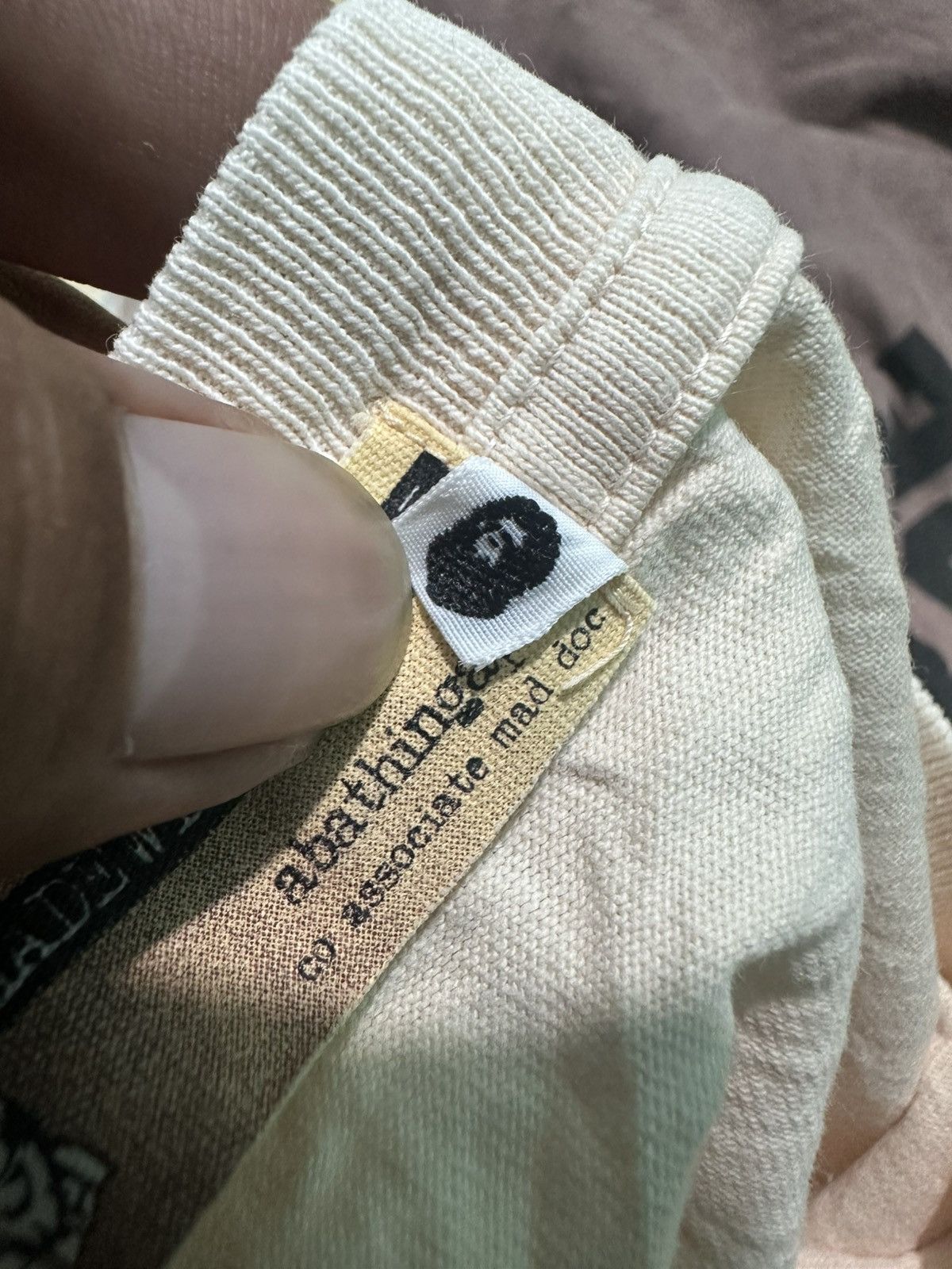 Bape Vintage A Bathing Apa College Logo Tee Size US M / EU 48-50 / 2 - 6 Thumbnail