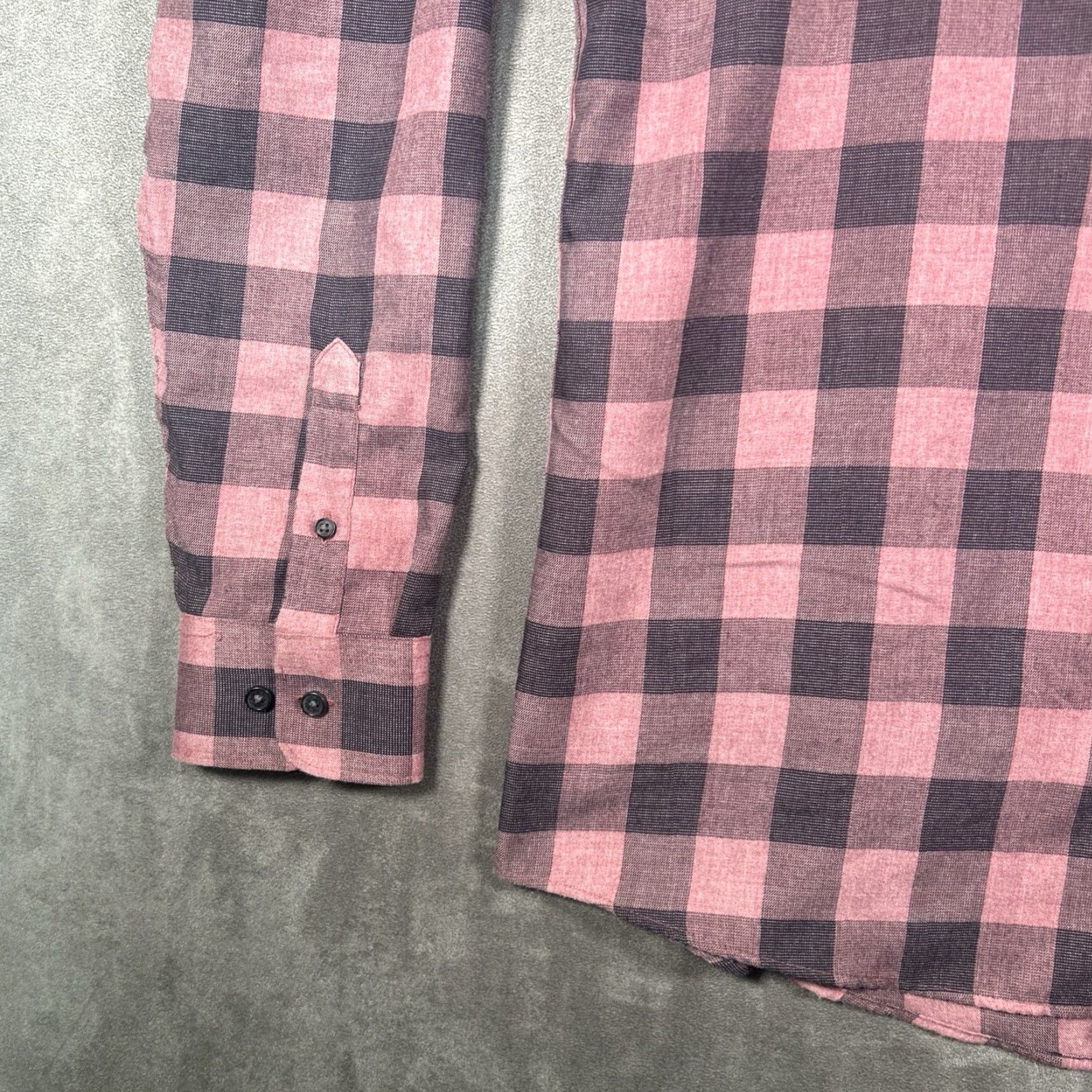 TravisMathew VINTAGE Travis Mathew Plaid Shirt Half Moon Bay Heather Roan Rouge Mens L Size US L / EU 52-54 / 3 - 4 Thumbnail