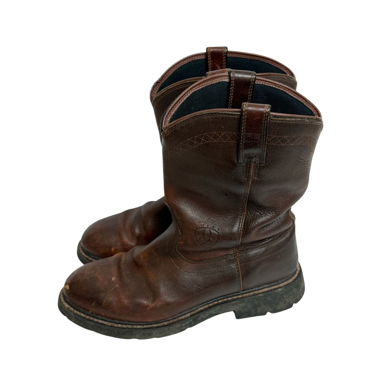 Ariat Ariat Sierra Men's Brown Waterproof Leather Work Boots 12EE Size US 12 / EU 45 - 1 Thumbnail