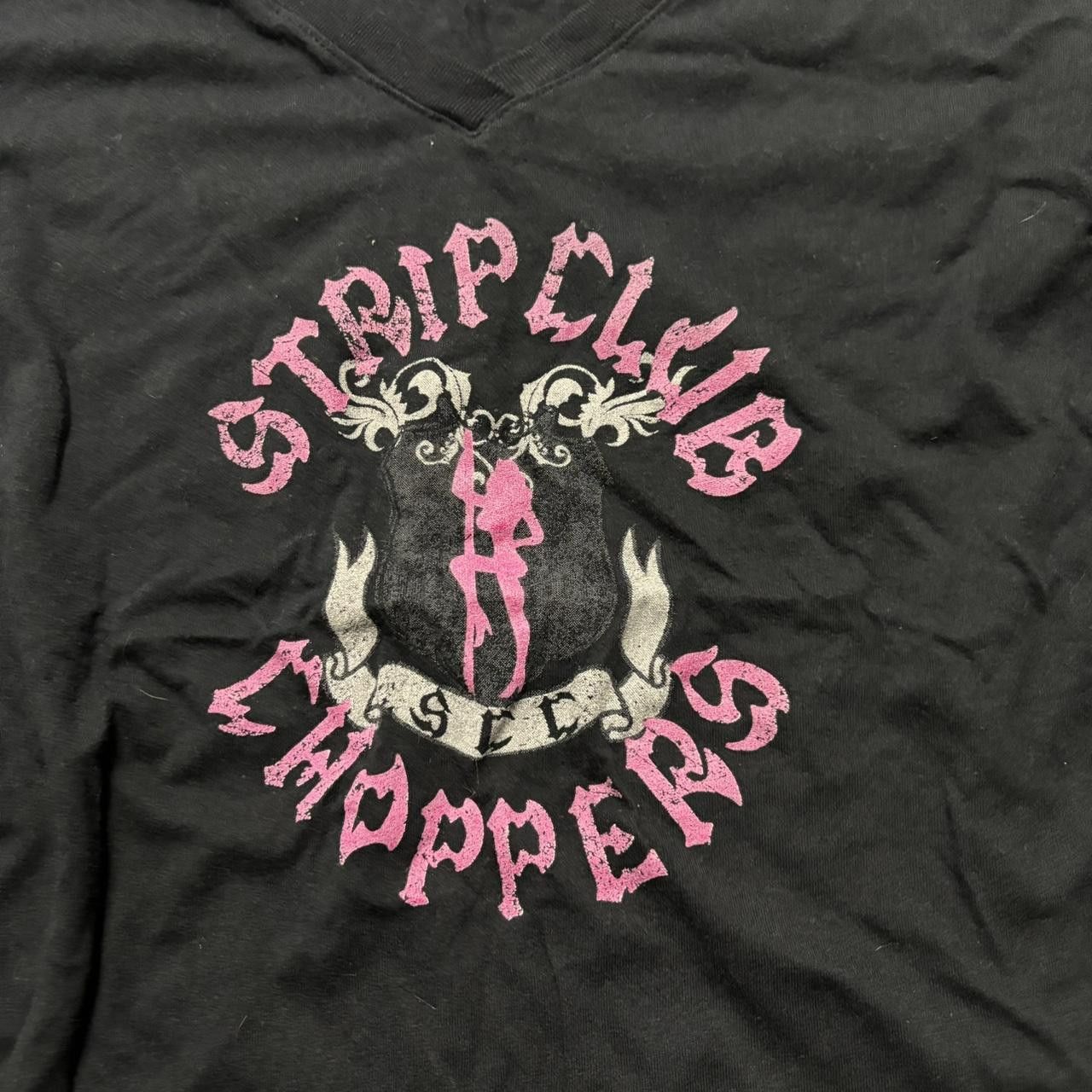 Japanese Brand × Vintage Crazy Vintage Y2K/2000s Cute Grunge Strip Club Choppers Cyber Top! Size M / US 6-8 / IT 42-44 - 3 Thumbnail