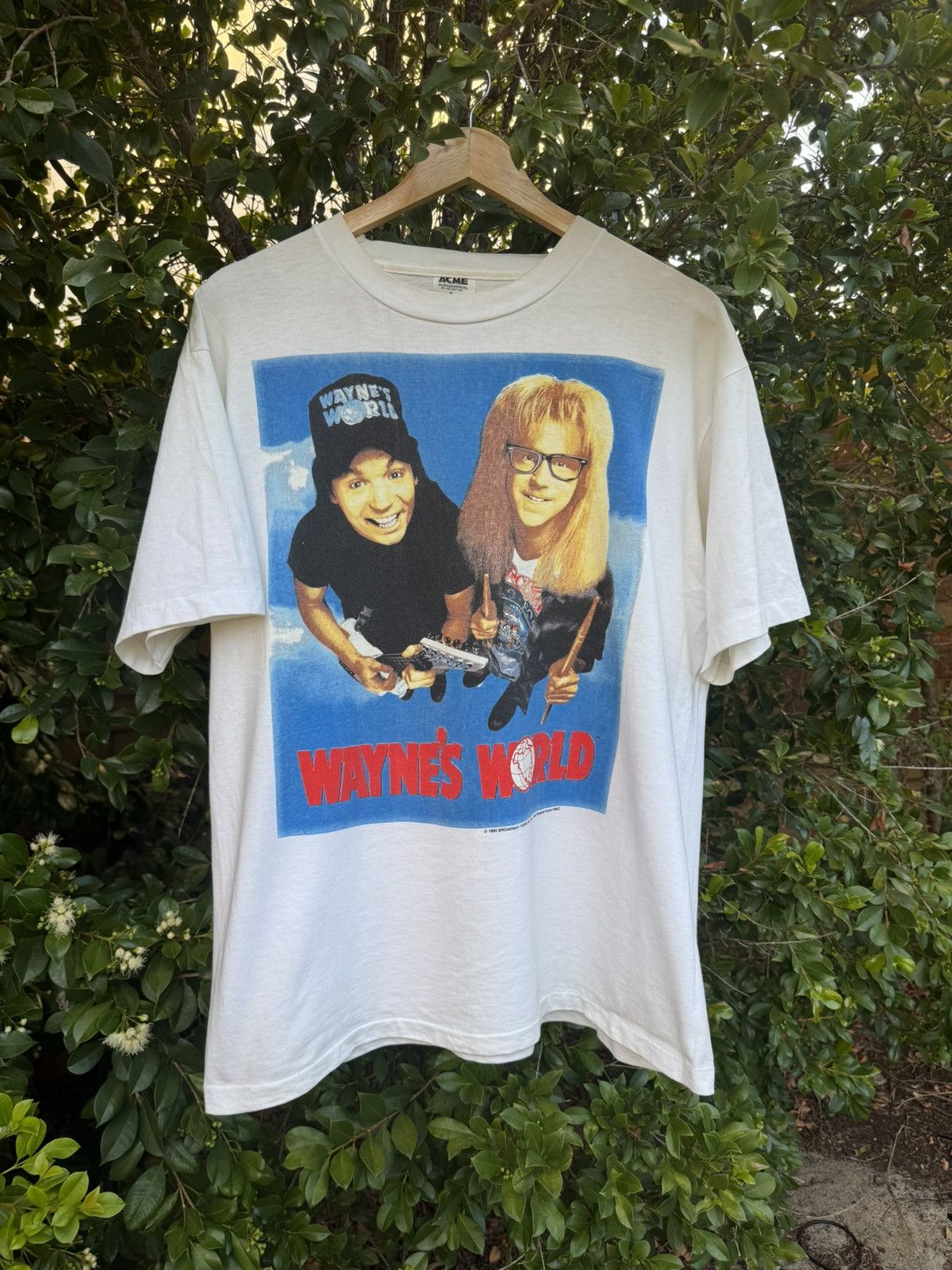 Vintage Vintage 1992 Waynes World T-Shirt Size US L / EU 52-54 / 3 - 1 Thumbnail