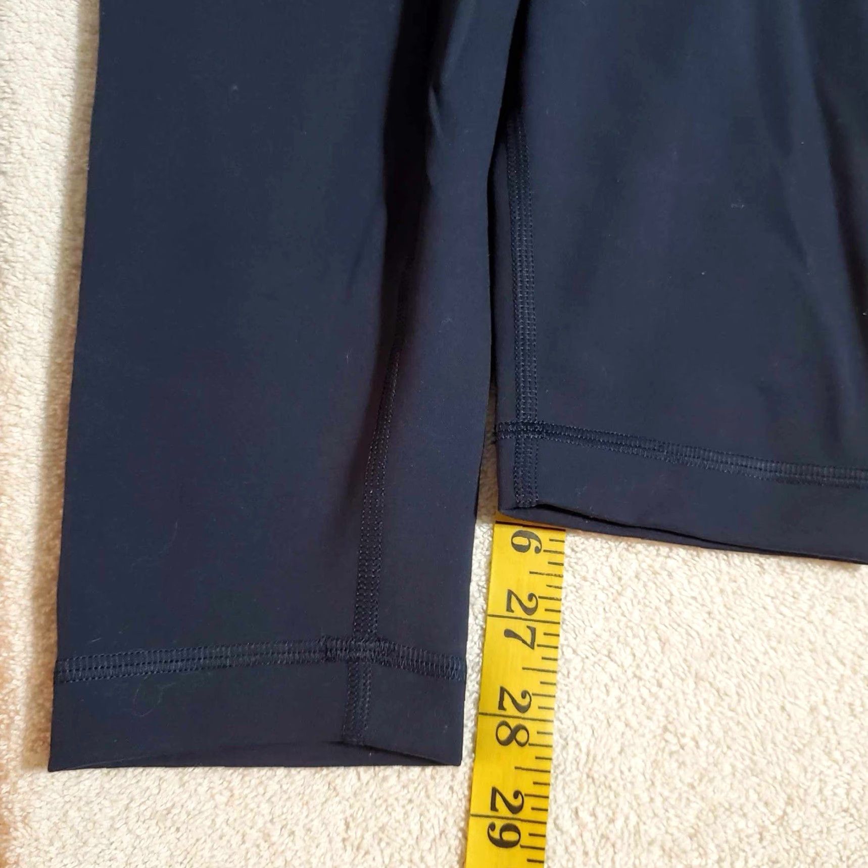 Lululemon Lululemon Leggings Women's Regular 10 Blue 32 x 28 Inseam Hidden Pocket Snug Fit Activewear Compression Size 32" / US 10 / IT 46 - 4 Thumbnail
