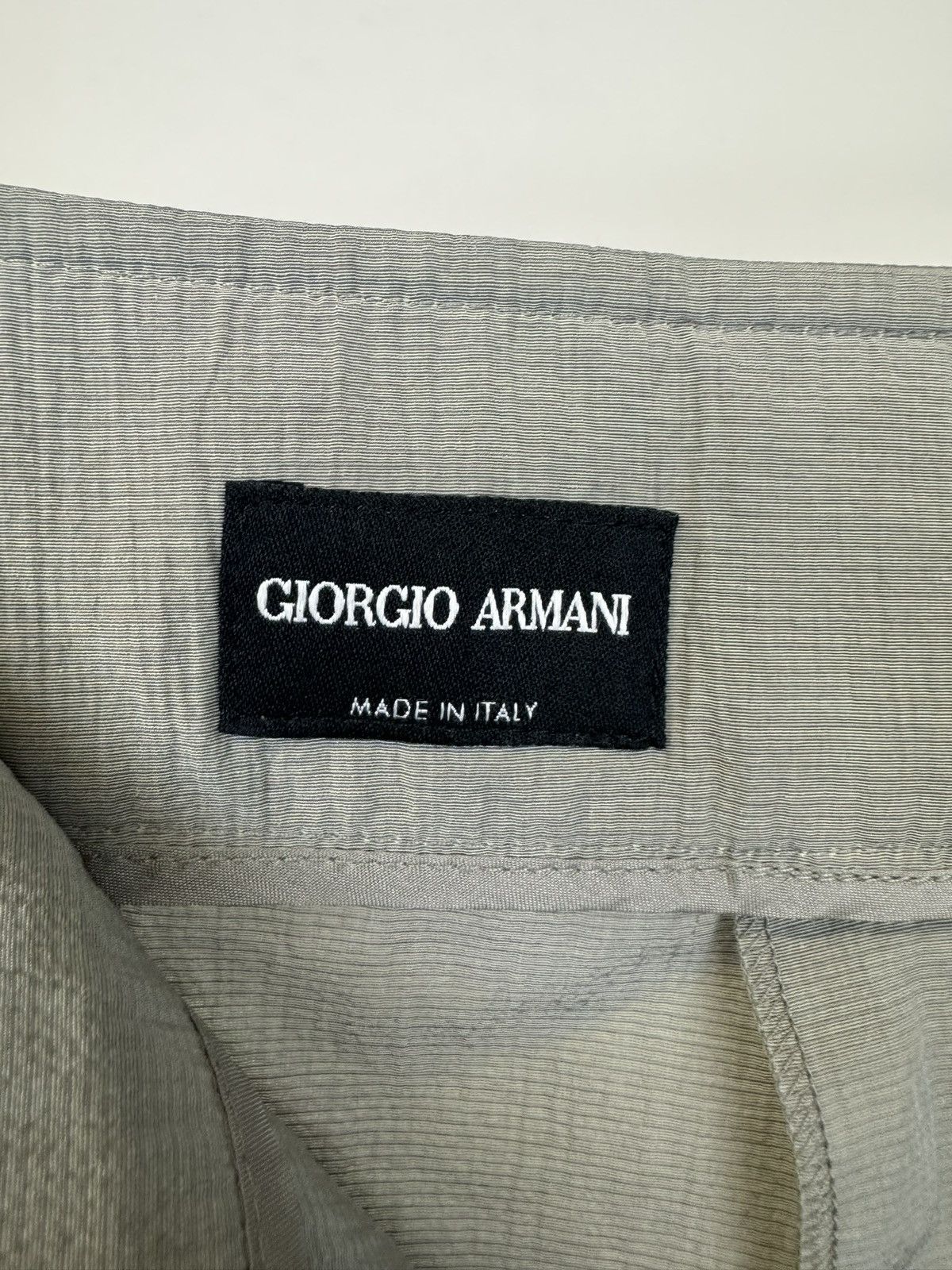 Emporio Armani 2000s Emporio Armani iridescent wide Astro pants Size US 35 - 7 Thumbnail