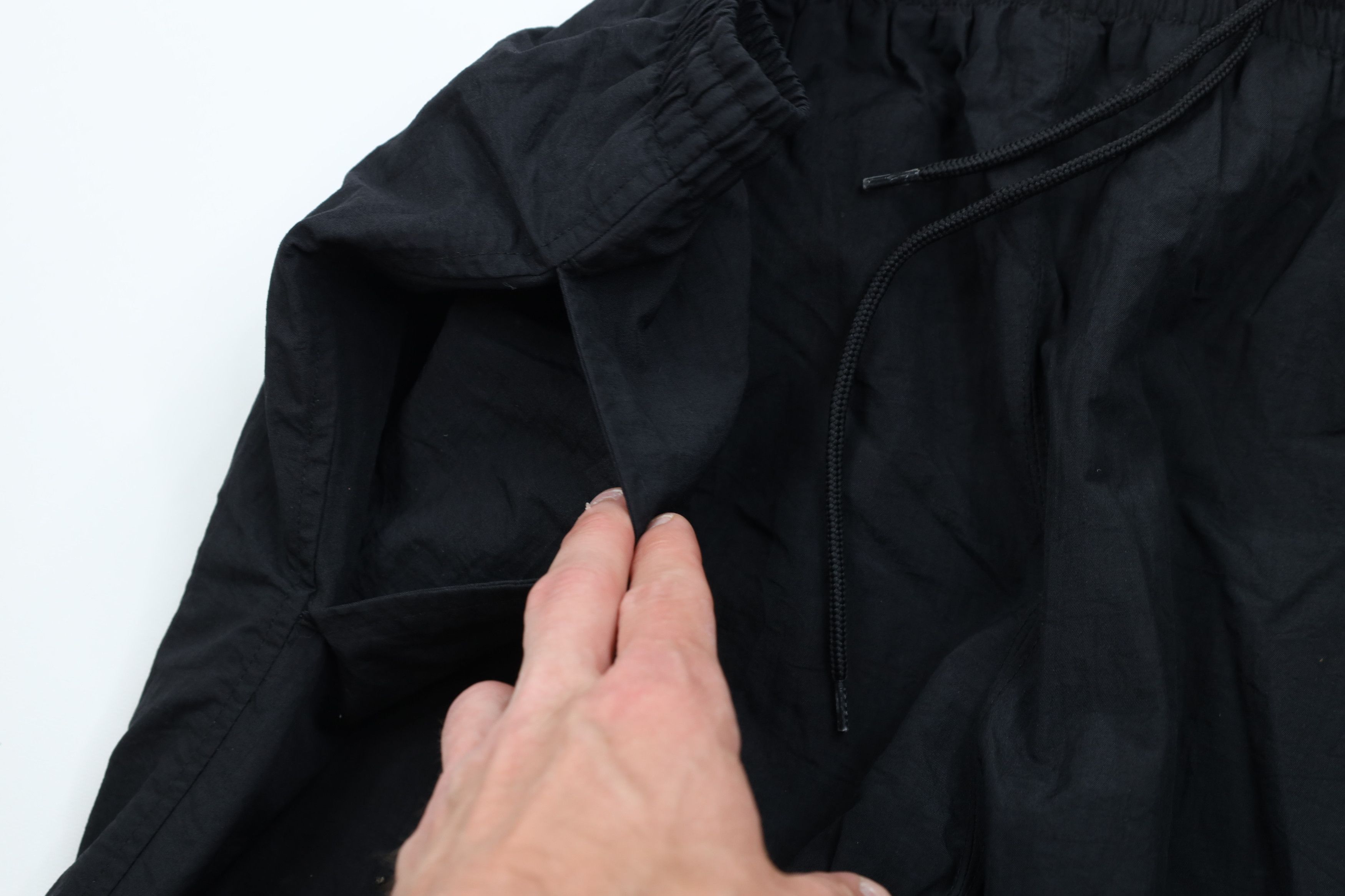 Vintage Vintage 90s Streetwear Lined Windbreaker Joggers Pants Black Size US 38 / EU 54 - 9 Thumbnail