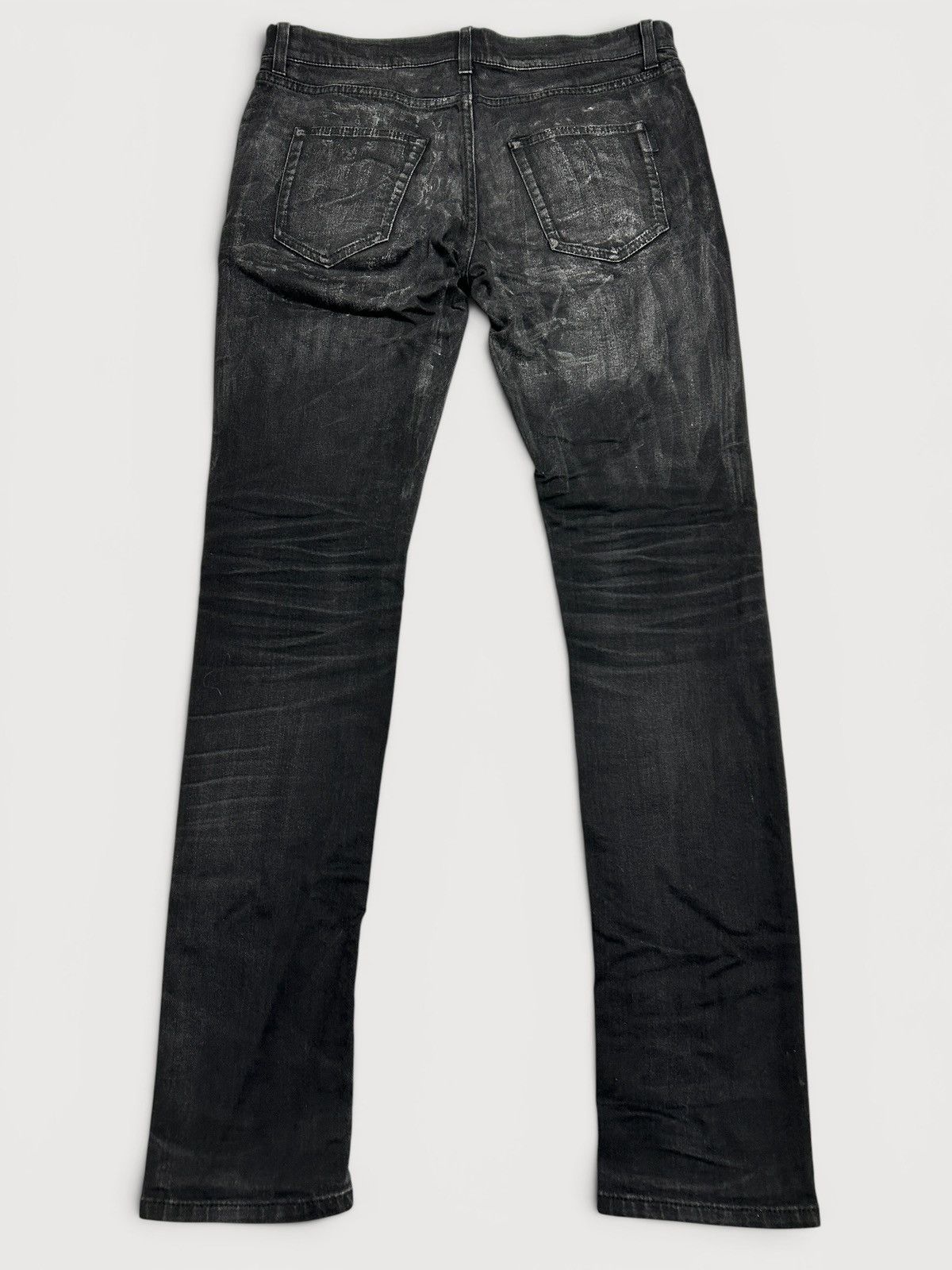 Saint Laurent Paris 2019 D02 Waxed Denim Size US 31 - 2 Thumbnail