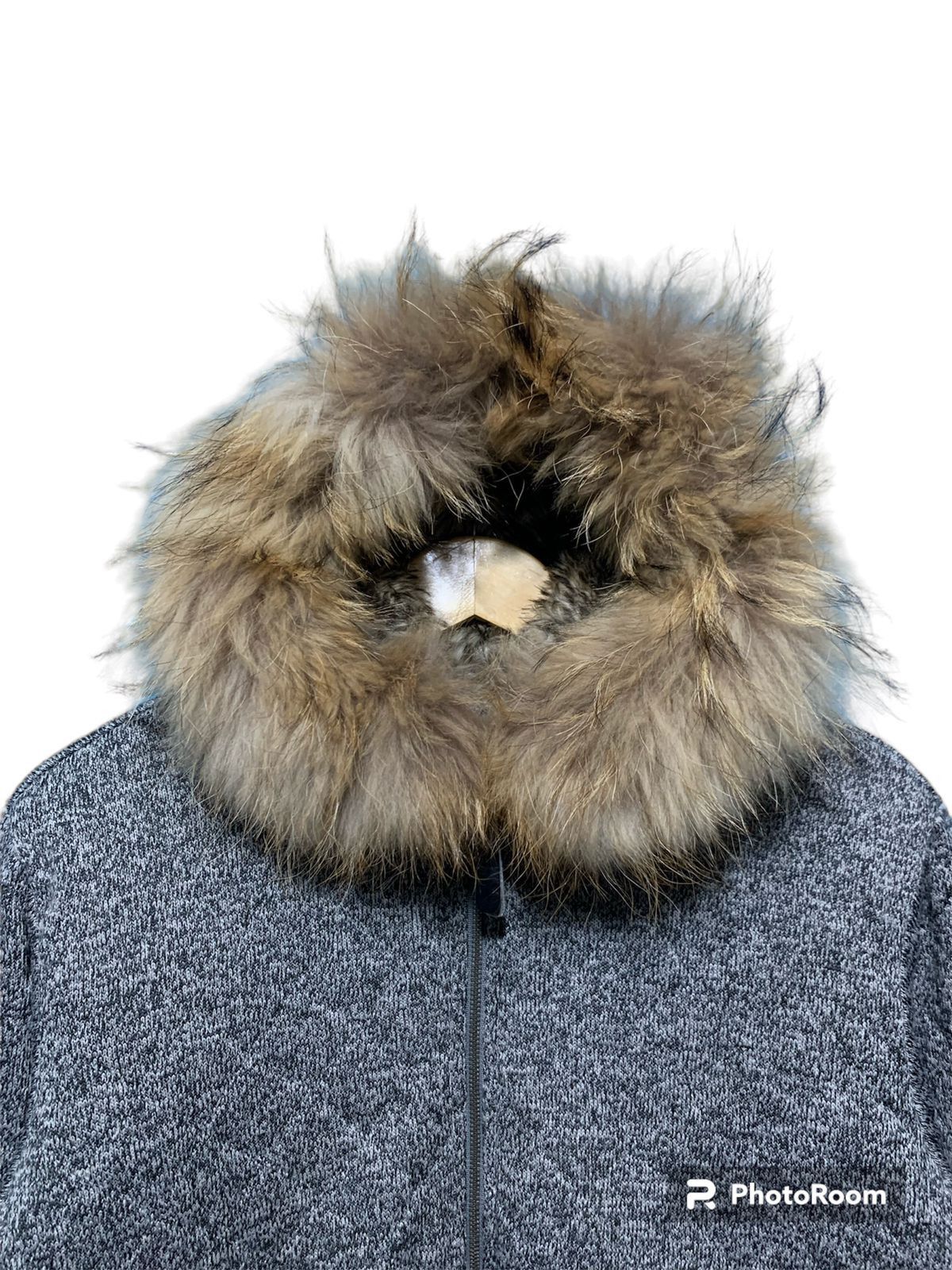 Japanese Brand Vintage polham diamond fur hoodie Size US L / EU 52-54 / 3 - 9 Thumbnail