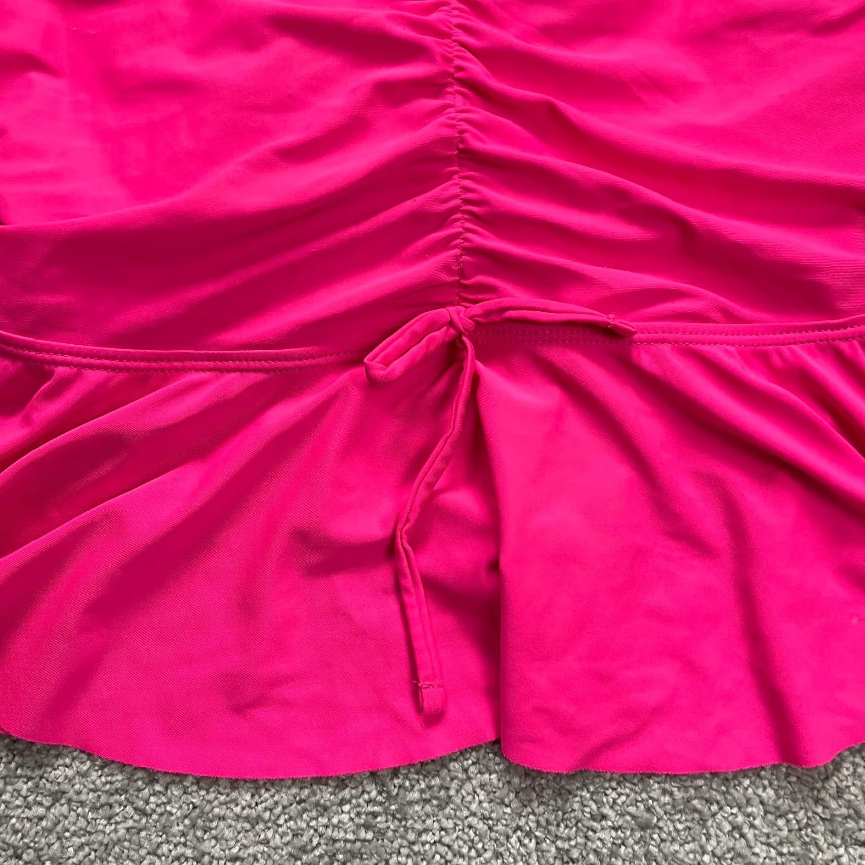 Vintage VINTAGE Unbranded Women's Tankini Swimsuit S Solid Pink Summer Beach Adjustable Strap Size ONE SIZE - 6 Thumbnail