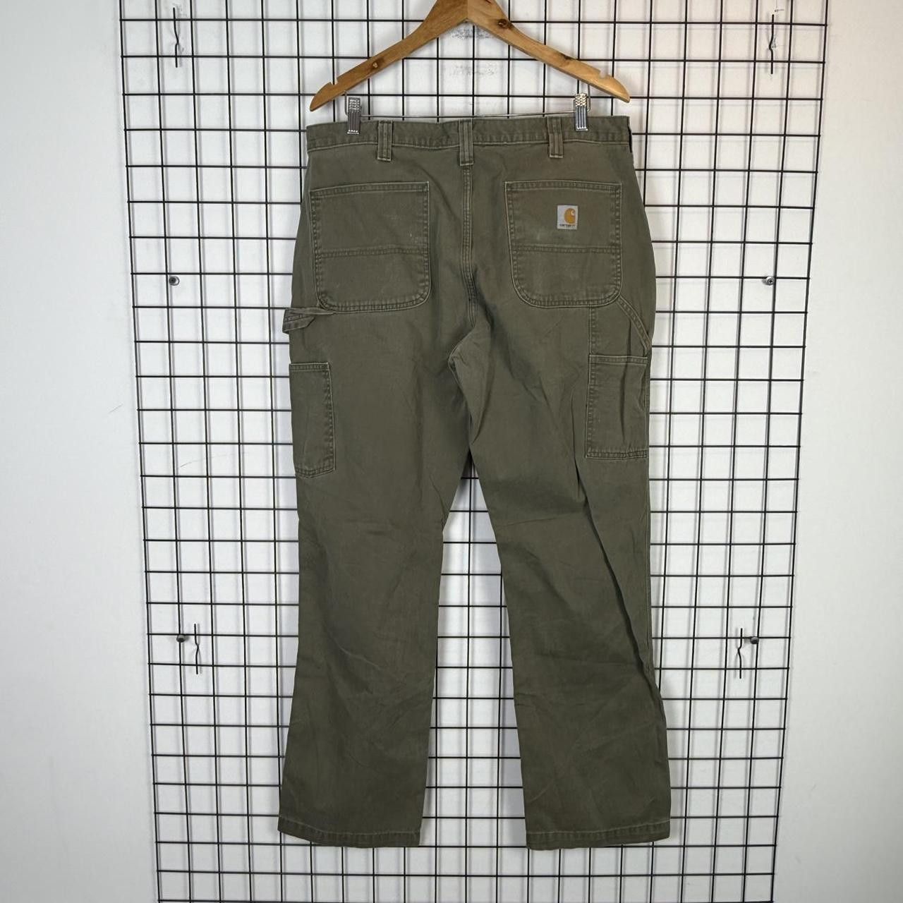 Carhartt Carhartt Blue Cargo Trousers Vintage Workwear Pants Size US 34 / EU 50 - 1 Thumbnail