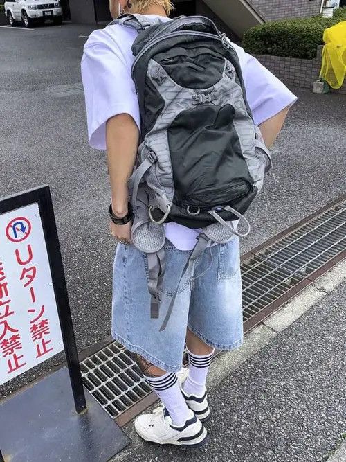 Japanese Brand × Vintage Vintage jeans jorts Y2K Drip shorts Size US 32 / EU 48 - 2 Thumbnail
