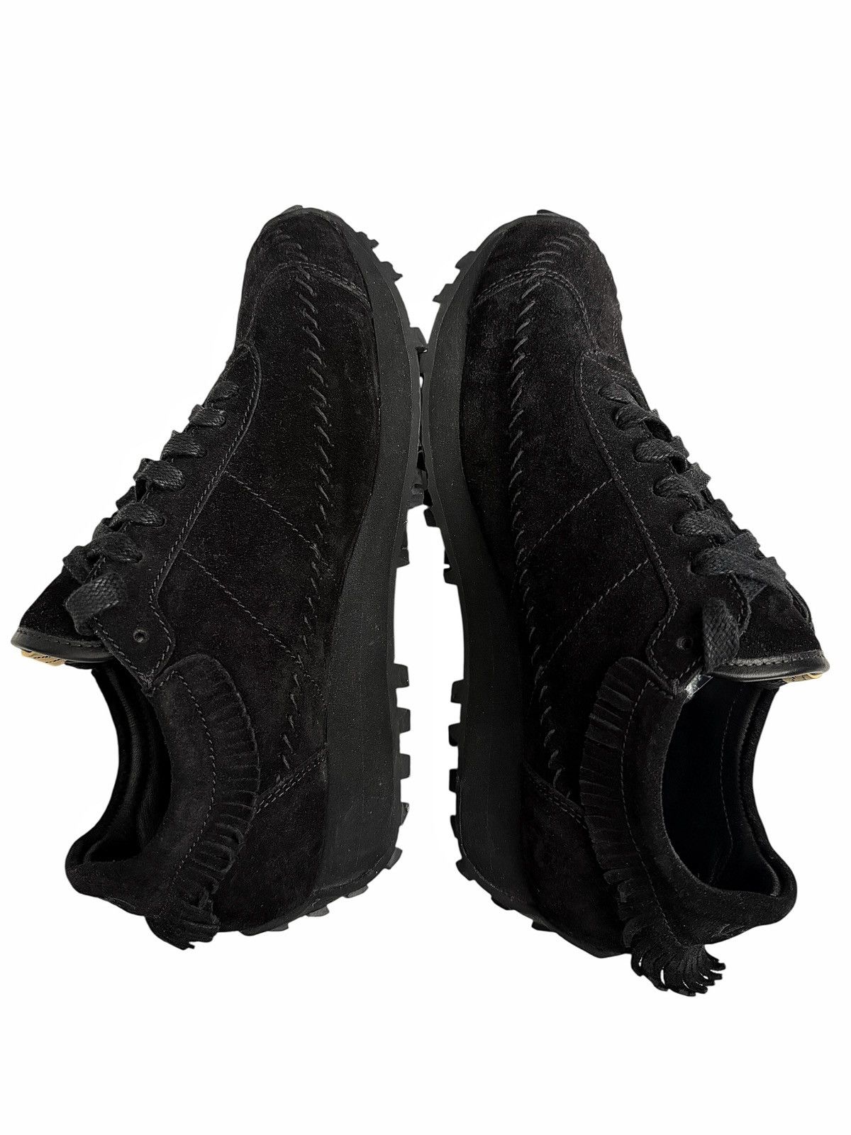 Visvim Black Suede Walpi Fringed Runner Sneaker Size US 10 / EU 43 - 7 Thumbnail