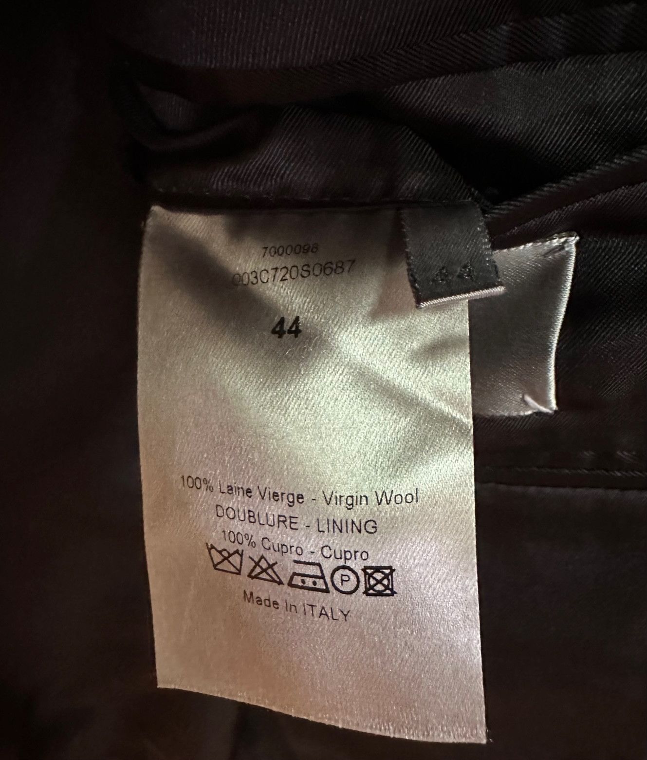Dior [FINAL PRICE] Dior Homme Wool Suit Size.44 Size 44R - 7 Thumbnail