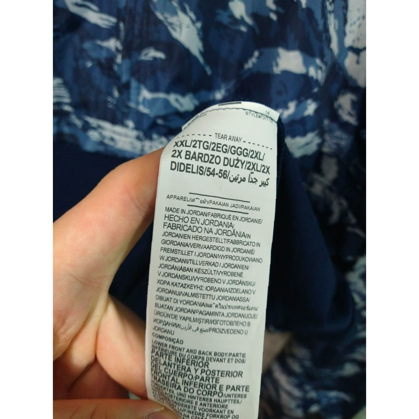 Under Armour Under Armour Jacket Mens Large Blue Camo Windbreaker Wind Anorak Hooded Lightweight Sportstyle Windbreaker Camouflage 2XL Mens Size US XXL / EU 58 / 5 - 6 Thumbnail
