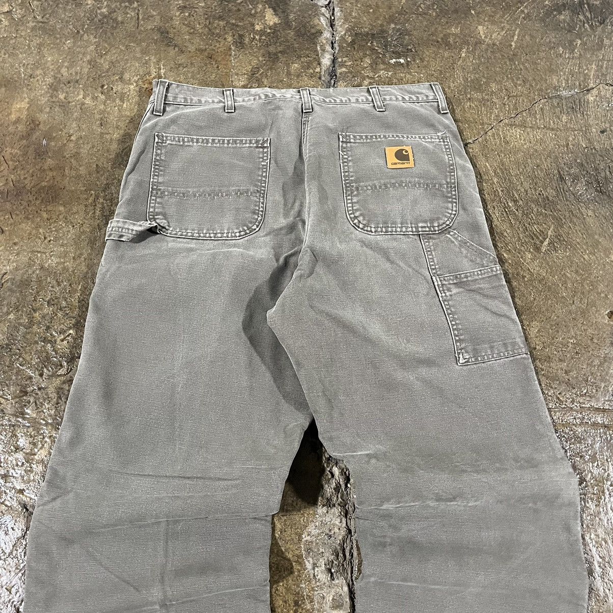 Carhartt × Vintage Vintage Carhartt Flannel Lined Workwear Carpenter Pants Size US 38 / EU 54 - 4 Thumbnail
