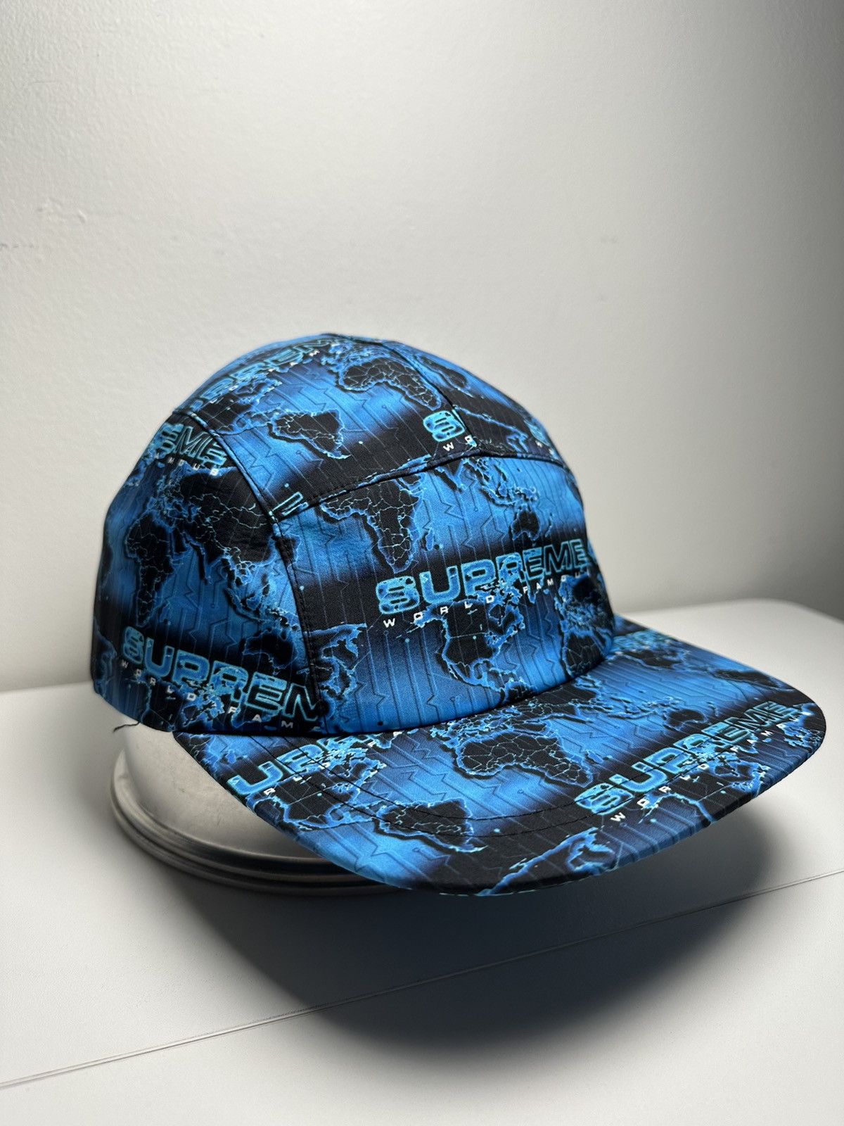 Supreme Supreme World Famous Taped Seam Camp Cap Hat Size ONE SIZE - 3 Thumbnail