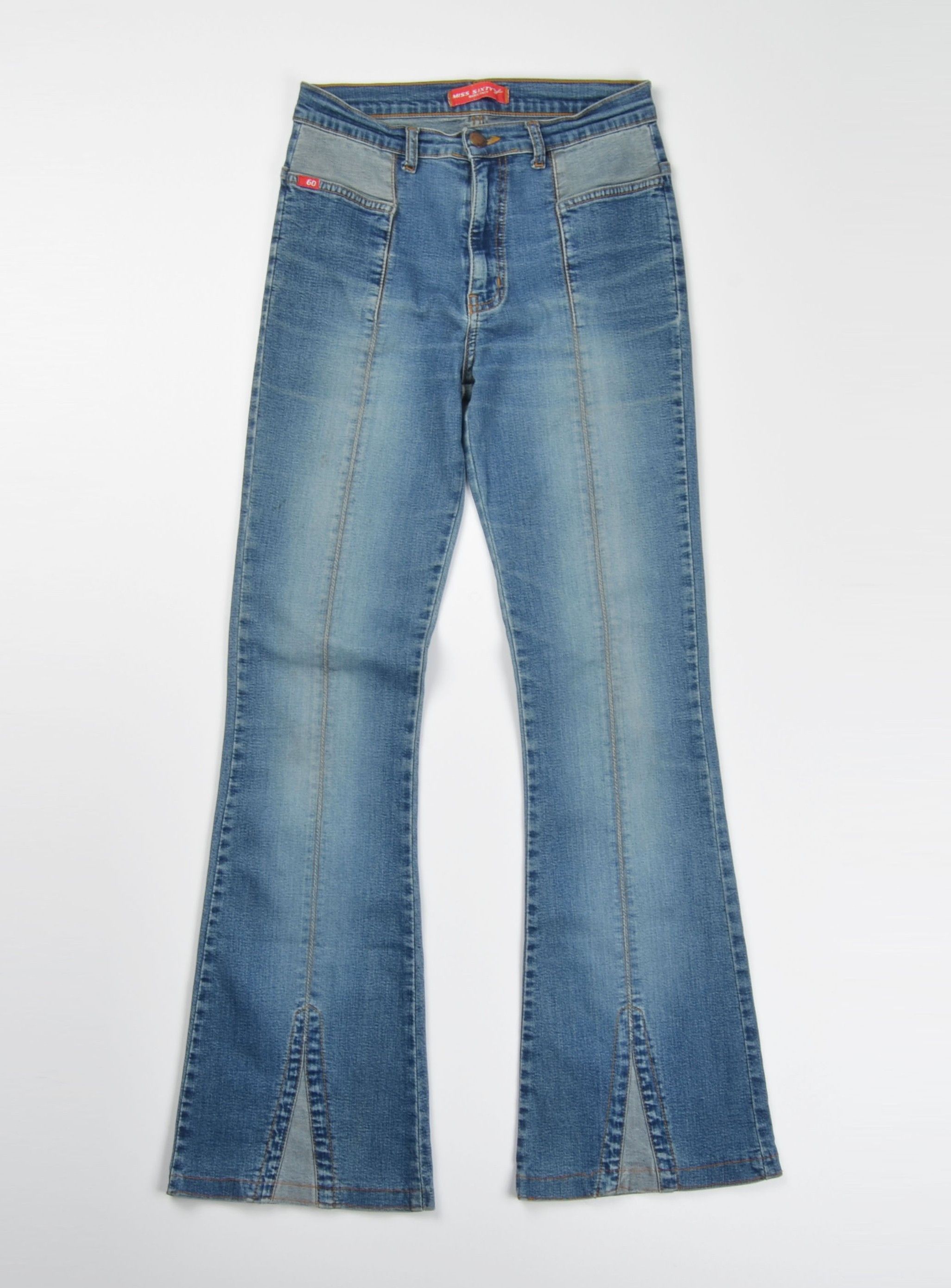 Miss Sixty Vintage Miss Sixty Y2K Bootcut Denim Jeans Size 26" / US 2 / IT 38 - 1 Thumbnail