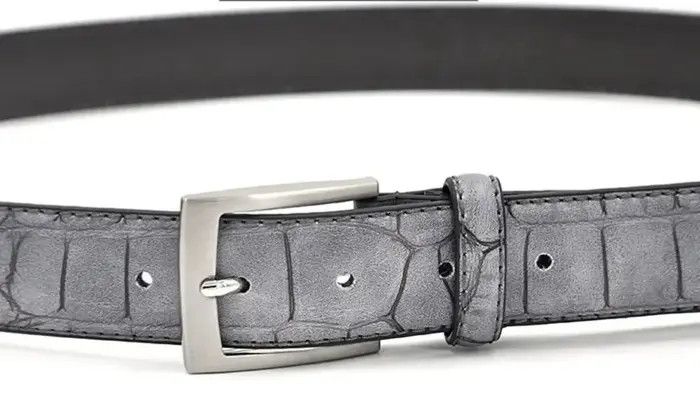 Other Artificial Crocodile Skin Pattern Belt Size ONE SIZE - 2 Thumbnail