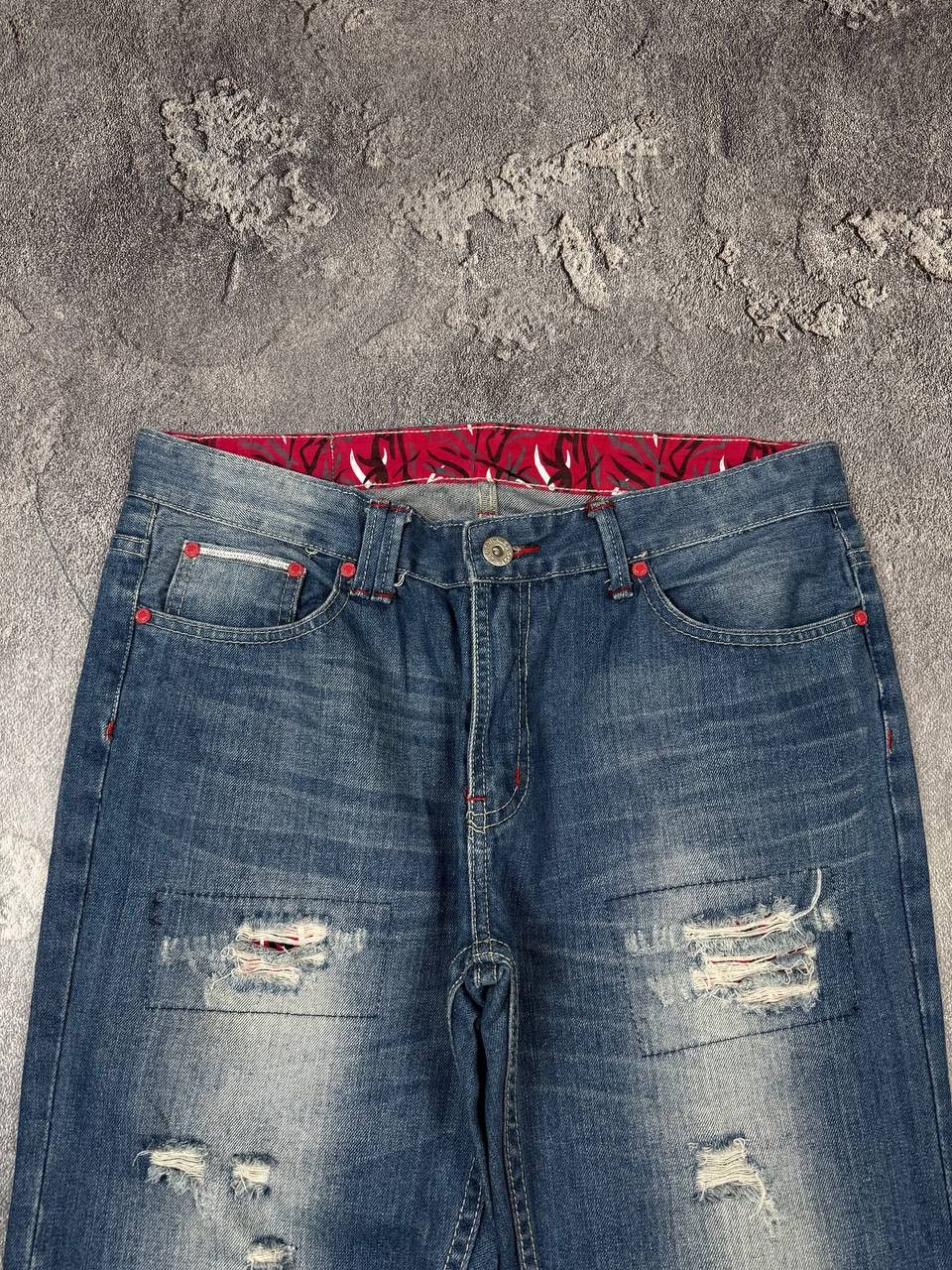 CLOT × Levi's Rare Levi's X Fragment Distressed Archieve Denim Y2K Size US 34 / EU 50 - 5 Thumbnail