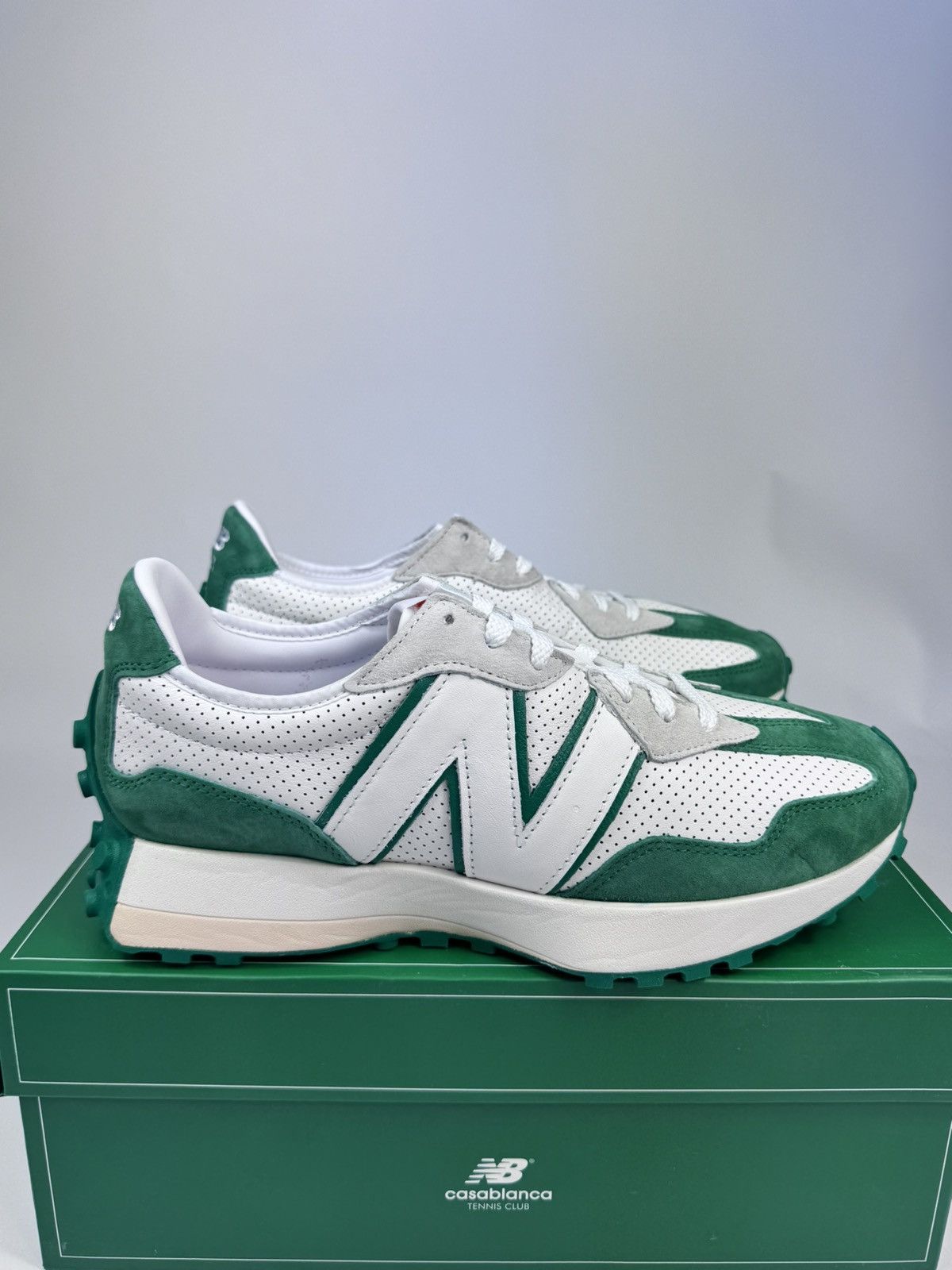 Casablanca × New Balance NEW BALANCE X CASABLANCA SNEAKERS Size US 9.5 / EU 42-43 - 1 Thumbnail