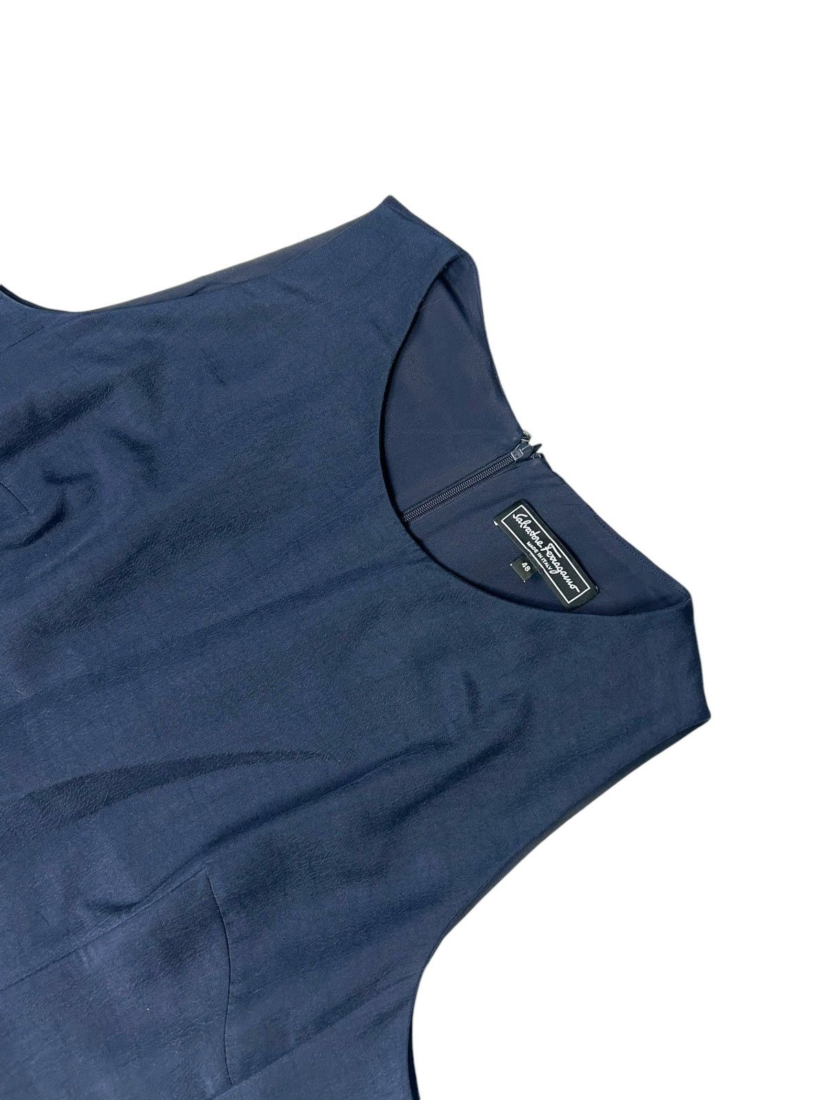 Salvatore Ferragamo Salvatore Ferragamo blue dress Size XL / US 12-14 / IT 48-50 - 2 Thumbnail