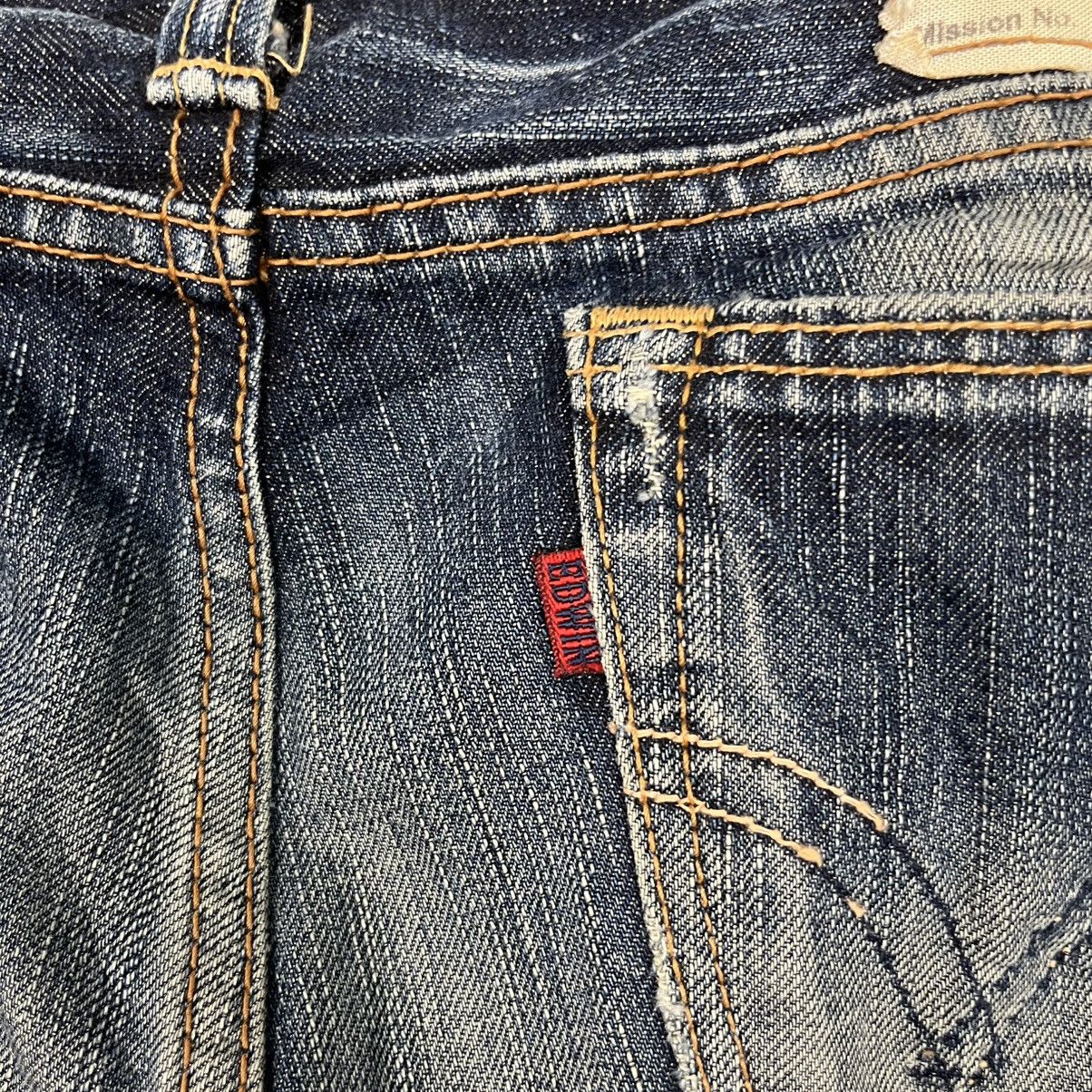Japanese Brand Vintage Edwin Lot 503 Flare Denim Size 34" / US 12 / IT 48 - 11 Thumbnail