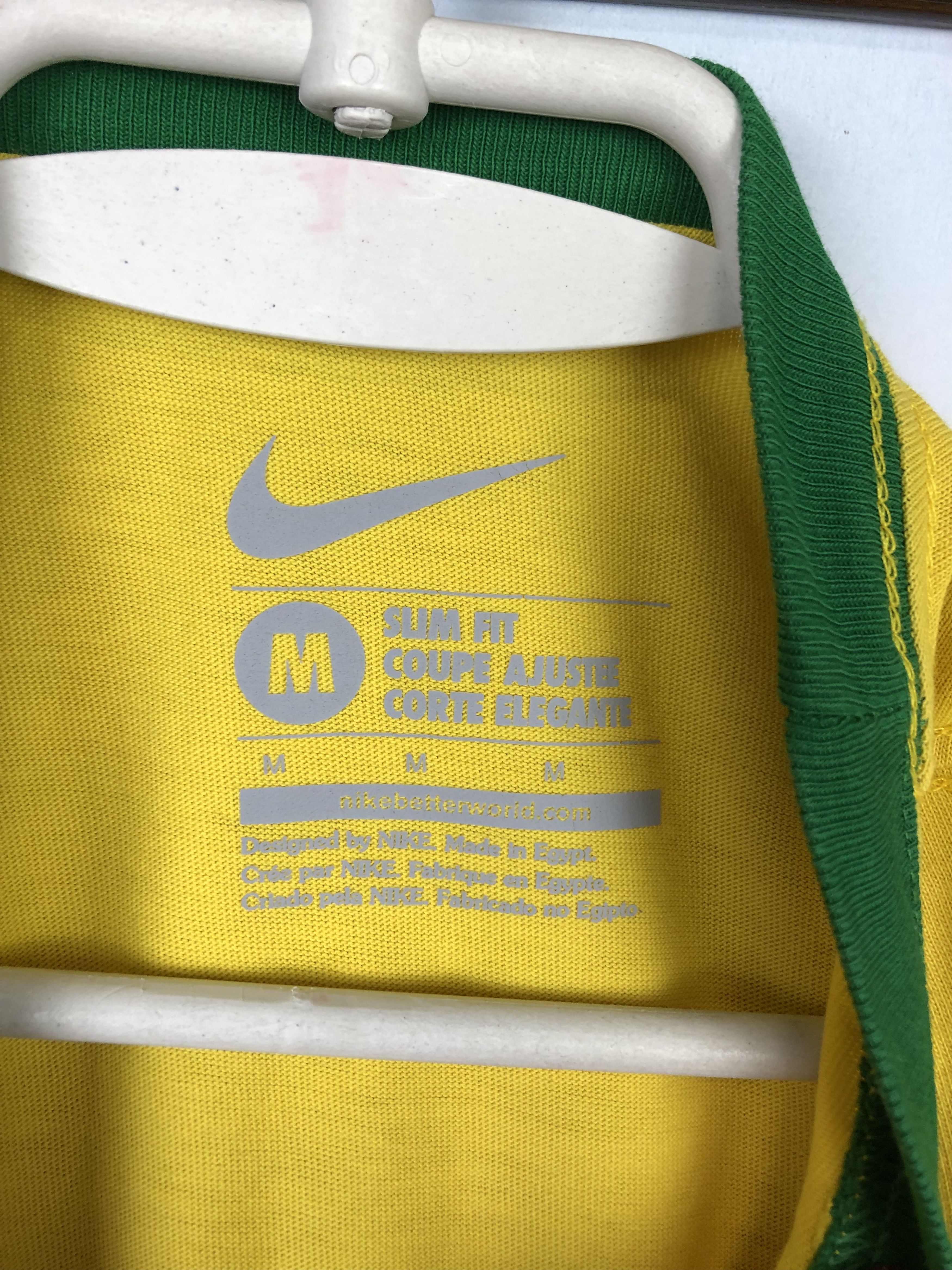 Nike Nike Brazil Football Shirt Soccer Train Jersey National Team Size US M / EU 48-50 / 2 - 6 Thumbnail