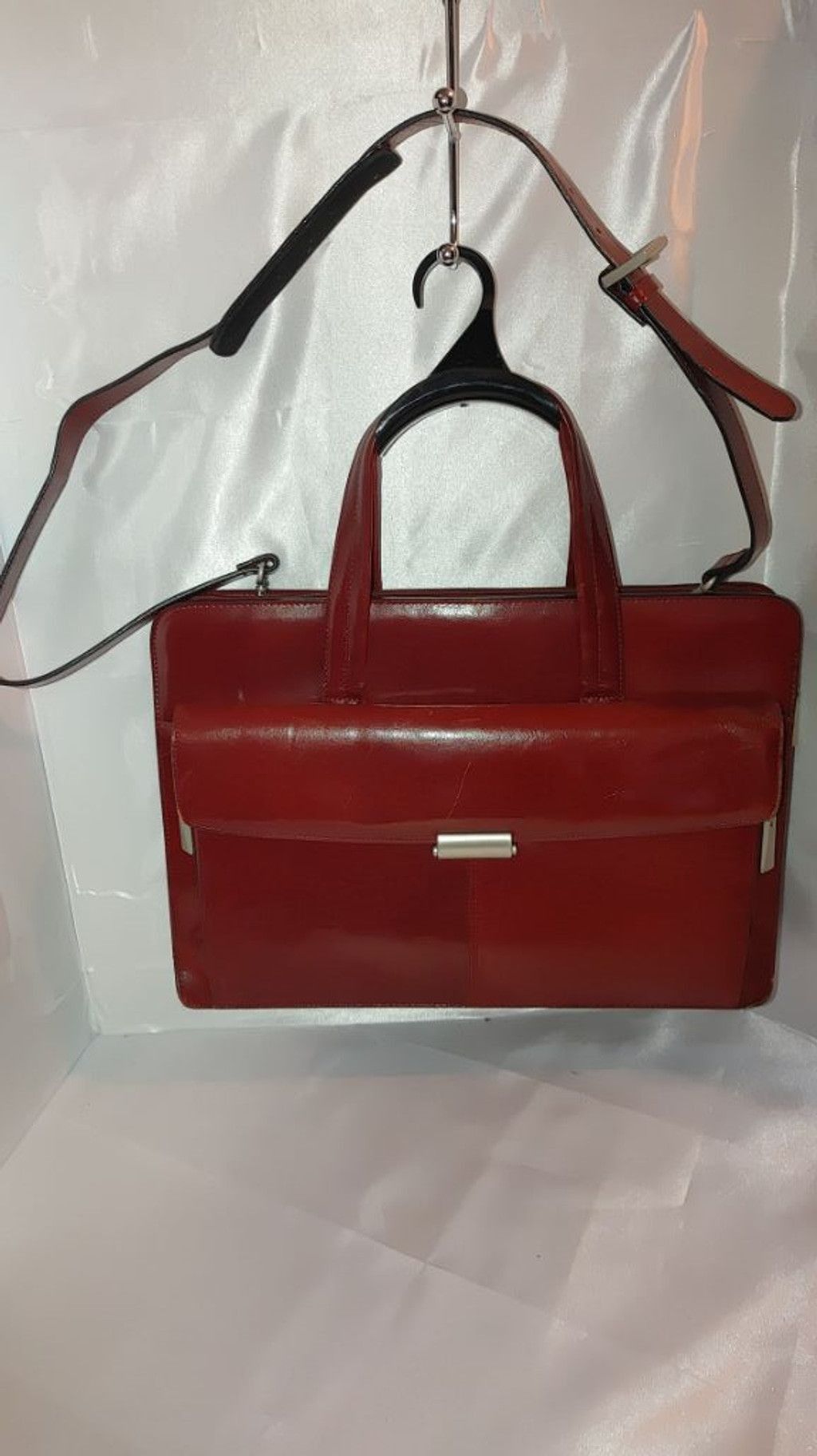 Vera Pelle Vera Pelle Leather Laptop Attache Case Size ONE SIZE - 2 Thumbnail