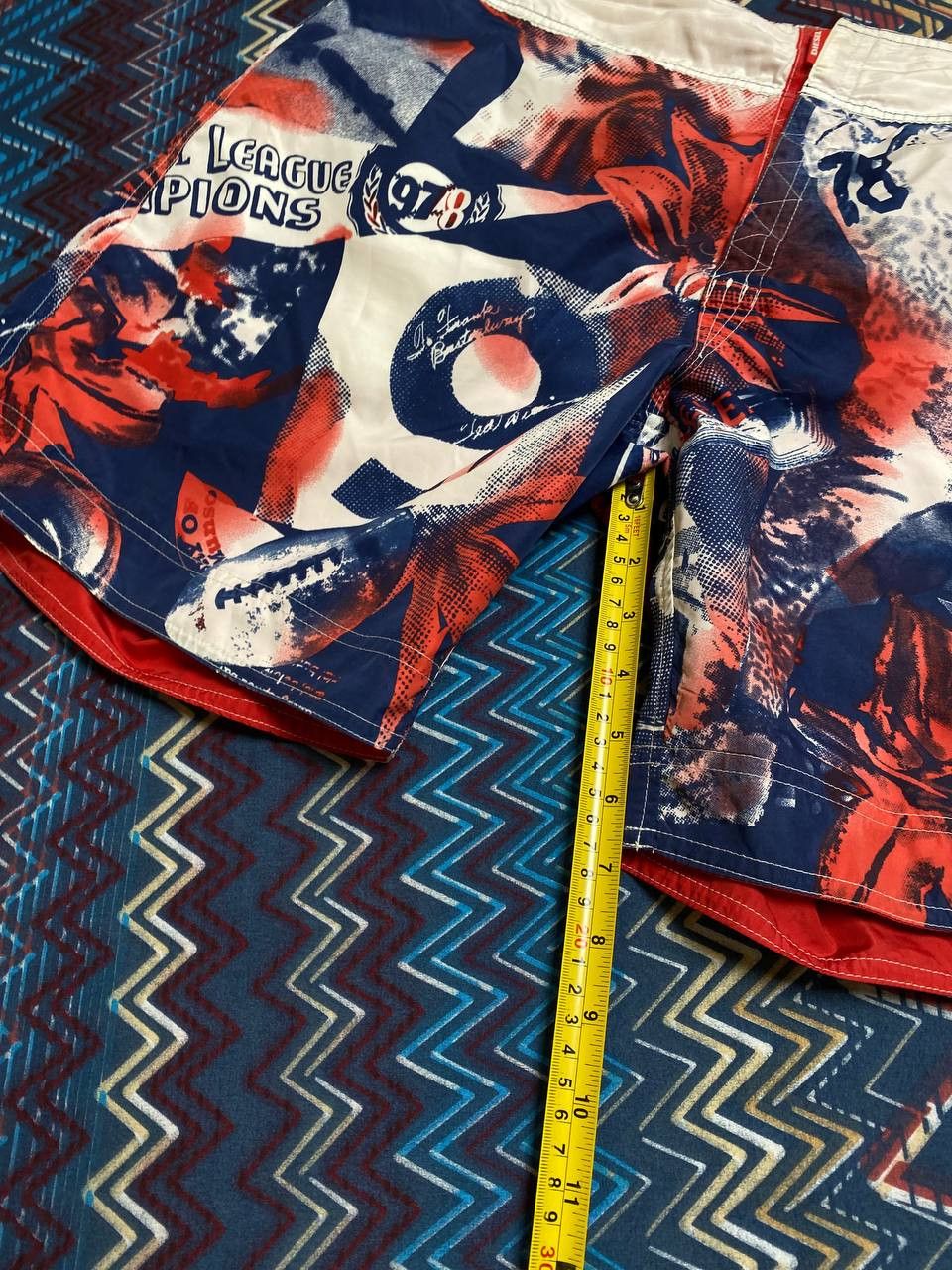 Diesel reversible shorts print DIESEL vintage Y2K logo streetwear Size US 36 / EU 52 - 18 Thumbnail
