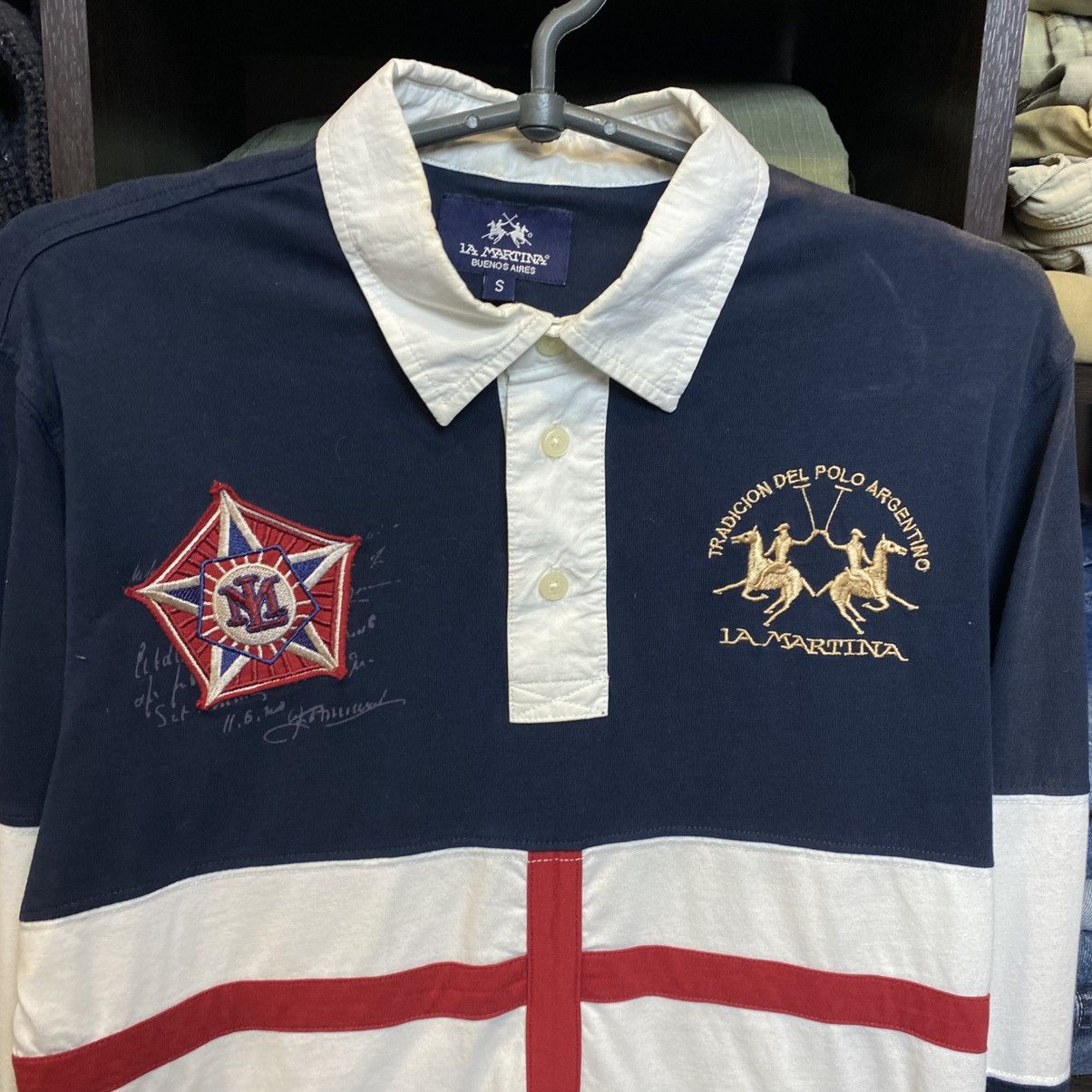 La Martina Vintage La Martina Big Logo y2k opium streetwear longsleeve Size US S / EU 44-46 / 1 - 2 Thumbnail