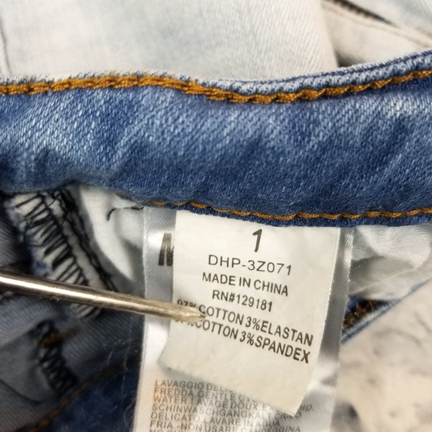 Toy Machine Machine Jeans Juniors Size 1 / 26 Distressed Stretch Jeggings Denim Blue 5-Pocket Slim Fit Womens Jeans Size 25" / US 0 / IT 36 - 7 Thumbnail