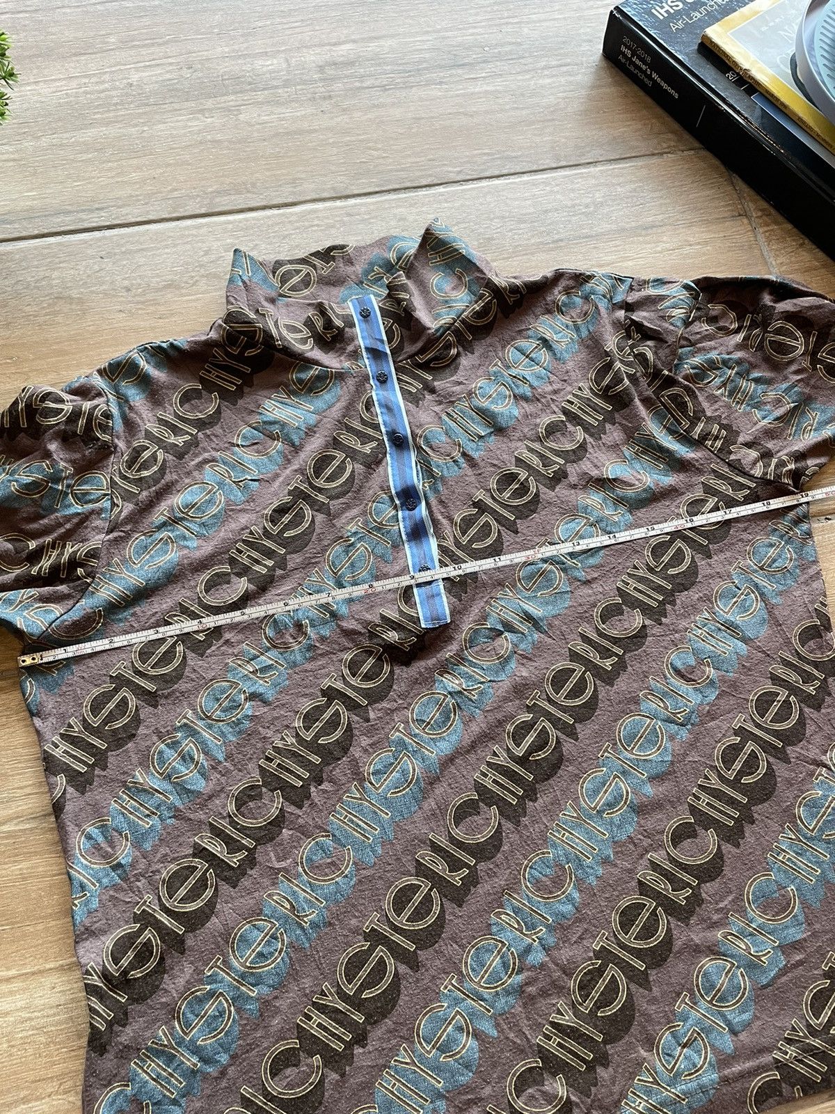 Hysteric Glamour × Vintage Hysteric Glamour Script Overprint Shirt Size S / US 4 / IT 40 - 14 Thumbnail