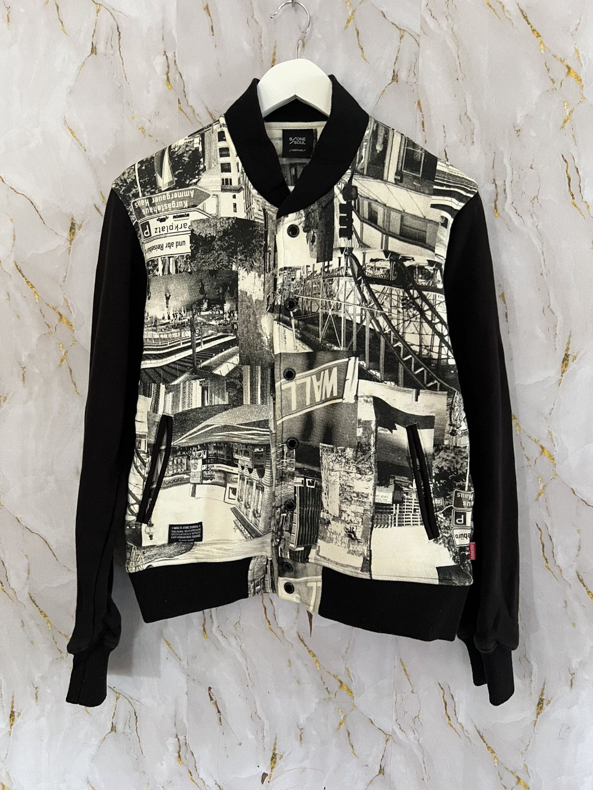 Japanese Brand VARSITY BONE SOUL JACKET Size US M / EU 48-50 / 2 - 1 Thumbnail