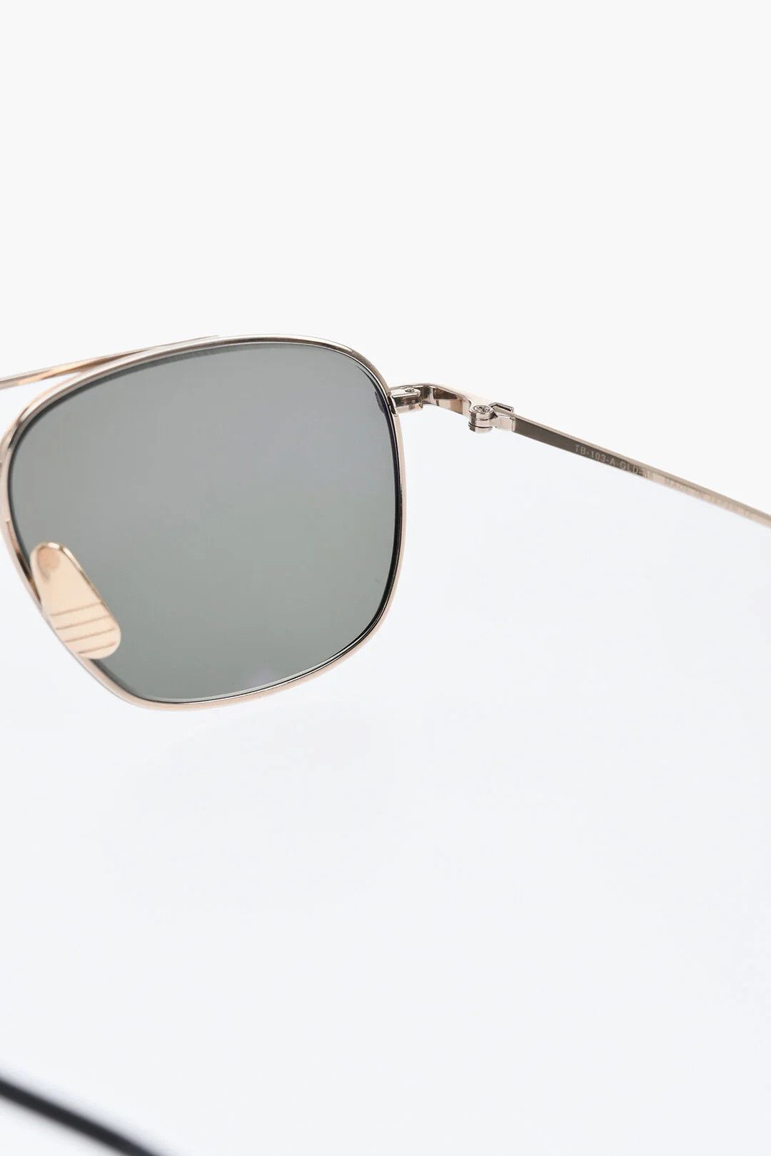 Thom Browne og1mm0426 Size: OS / Aviator Sunglasses in Gold Size ONE SIZE - 3 Thumbnail