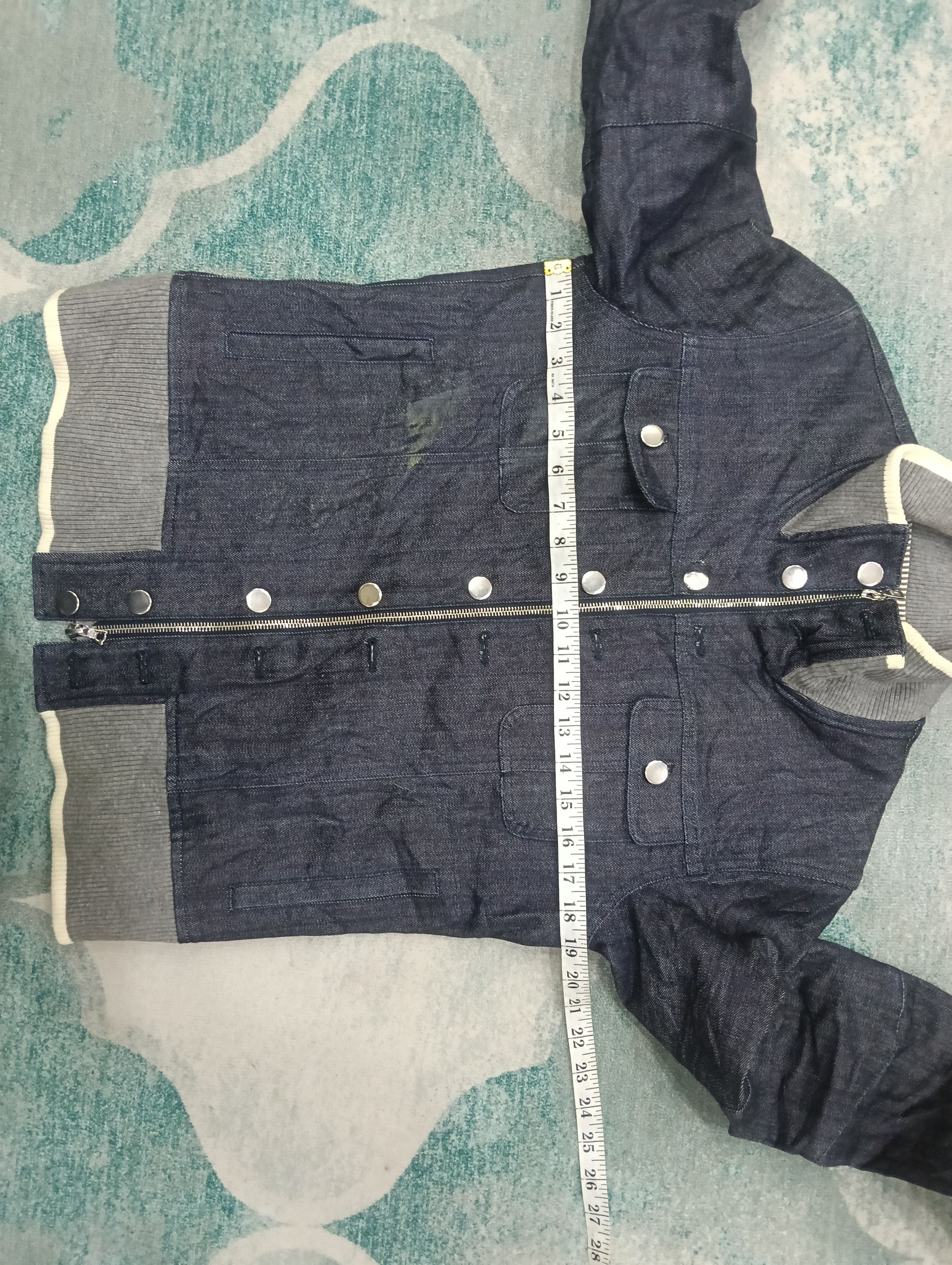 Japanese Brand Kiit Japan Denim Jacket Riri Zipper Size XS / US 0-2 / IT 36-38 - 12 Thumbnail