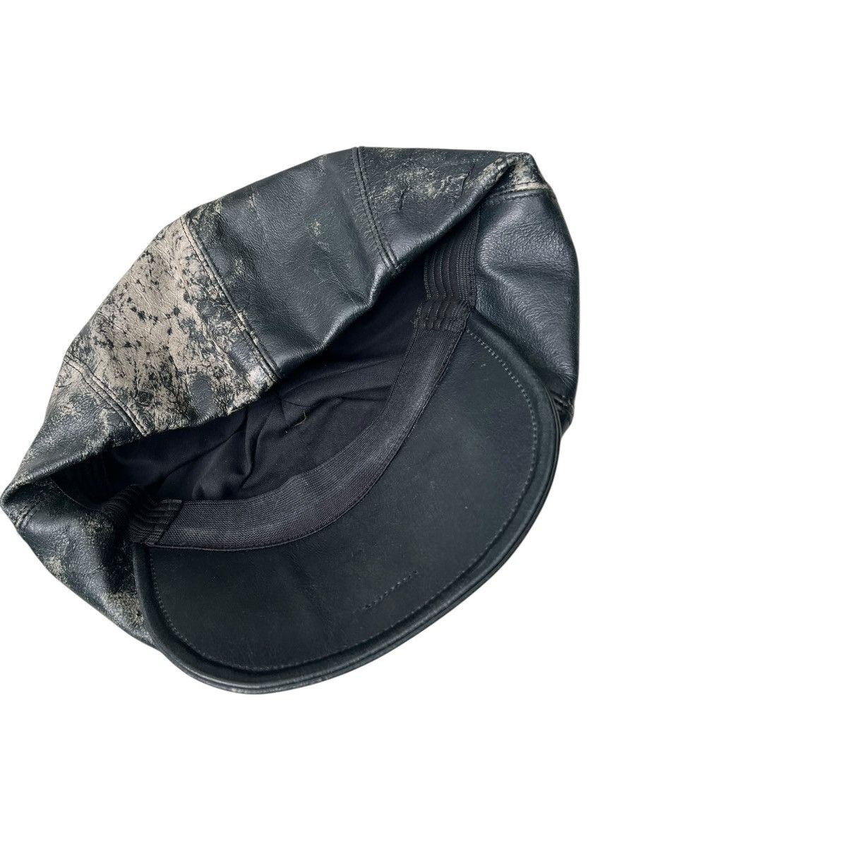 Japanese Brand Kyoji maruyama bleached leather hat Size ONE SIZE - 3 Thumbnail