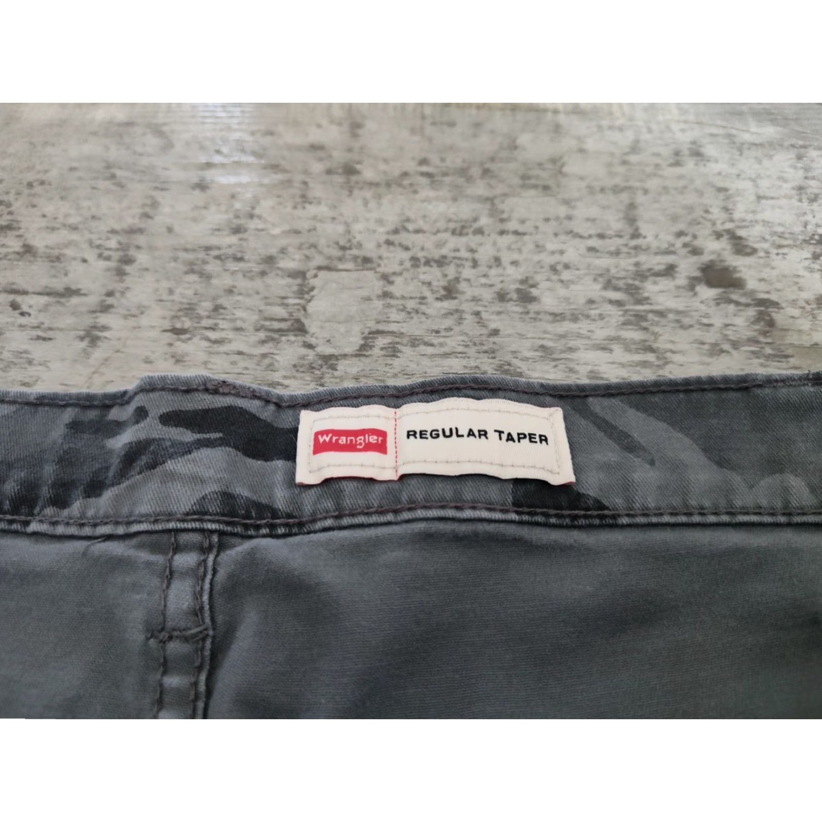 Wrangler VINTAGE Wrangler Mens Cargo Pants 42 Tapered Camouflage Cotton Blend Outdoor Stretch Fall Winter 90s Size US 42 / EU 58 - 7 Thumbnail