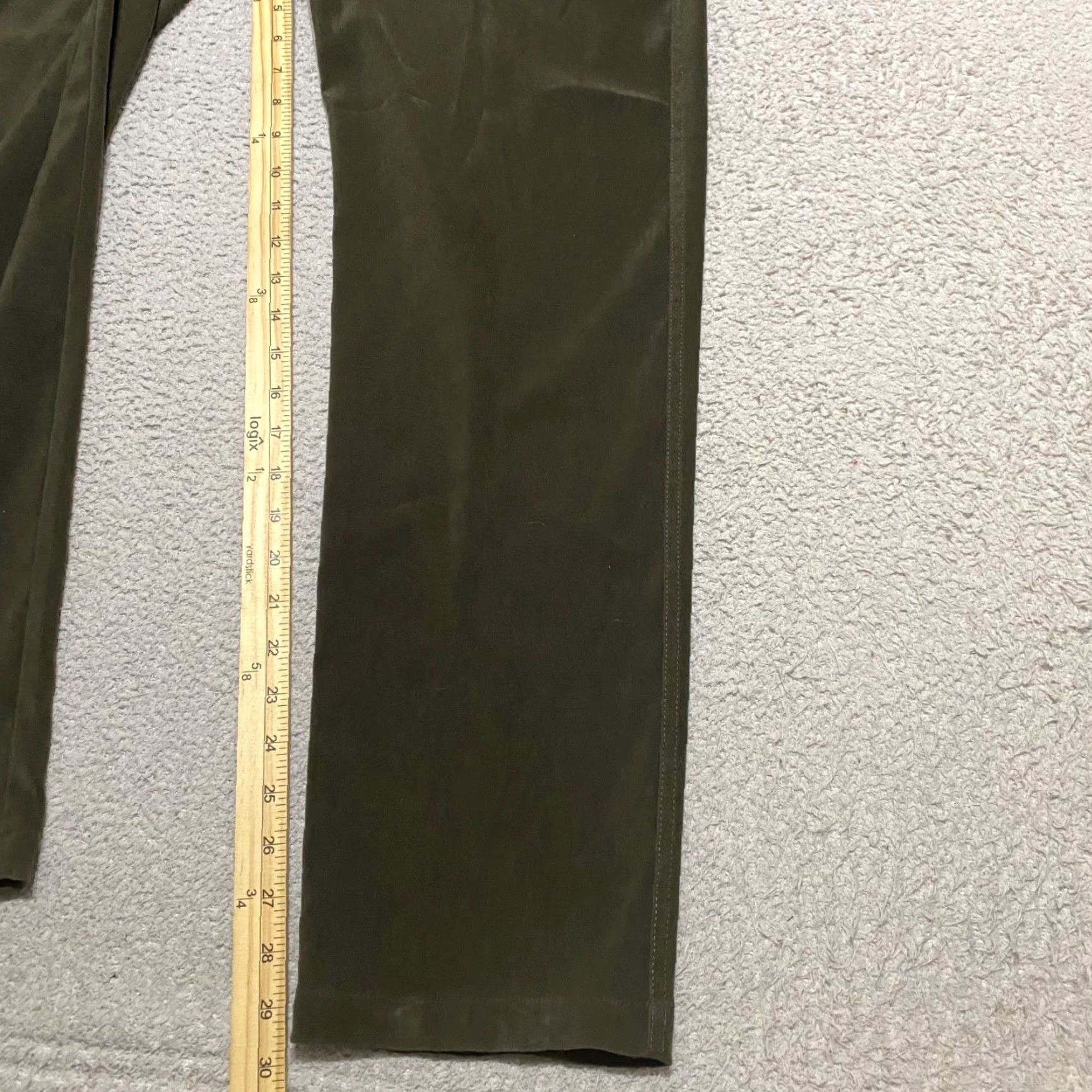 Orvis Orvis Womens Pants Green Straight High Rise 30" Inseam 30" Polyester Spandex Chino Regular Size 10 For Travel Casual Womens Size 30" / US 8 / IT 44 - 6 Thumbnail